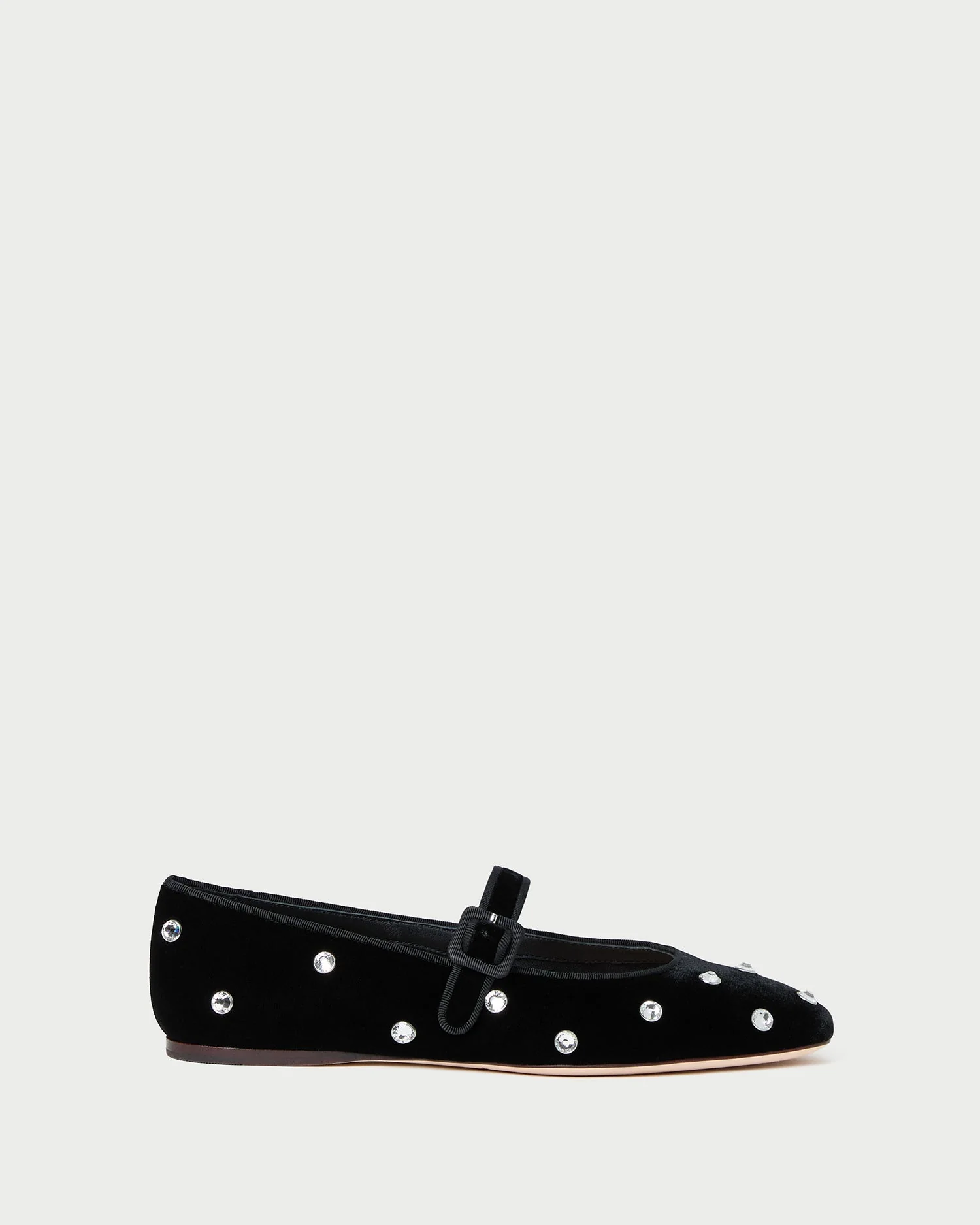 Velvet Mary Jane | Ginger Black/Crystal - Image 3