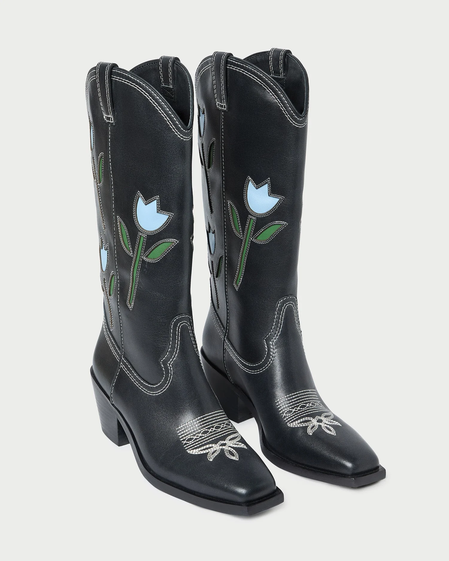 Wilder Tulip Leather Boot | Black - Image 4