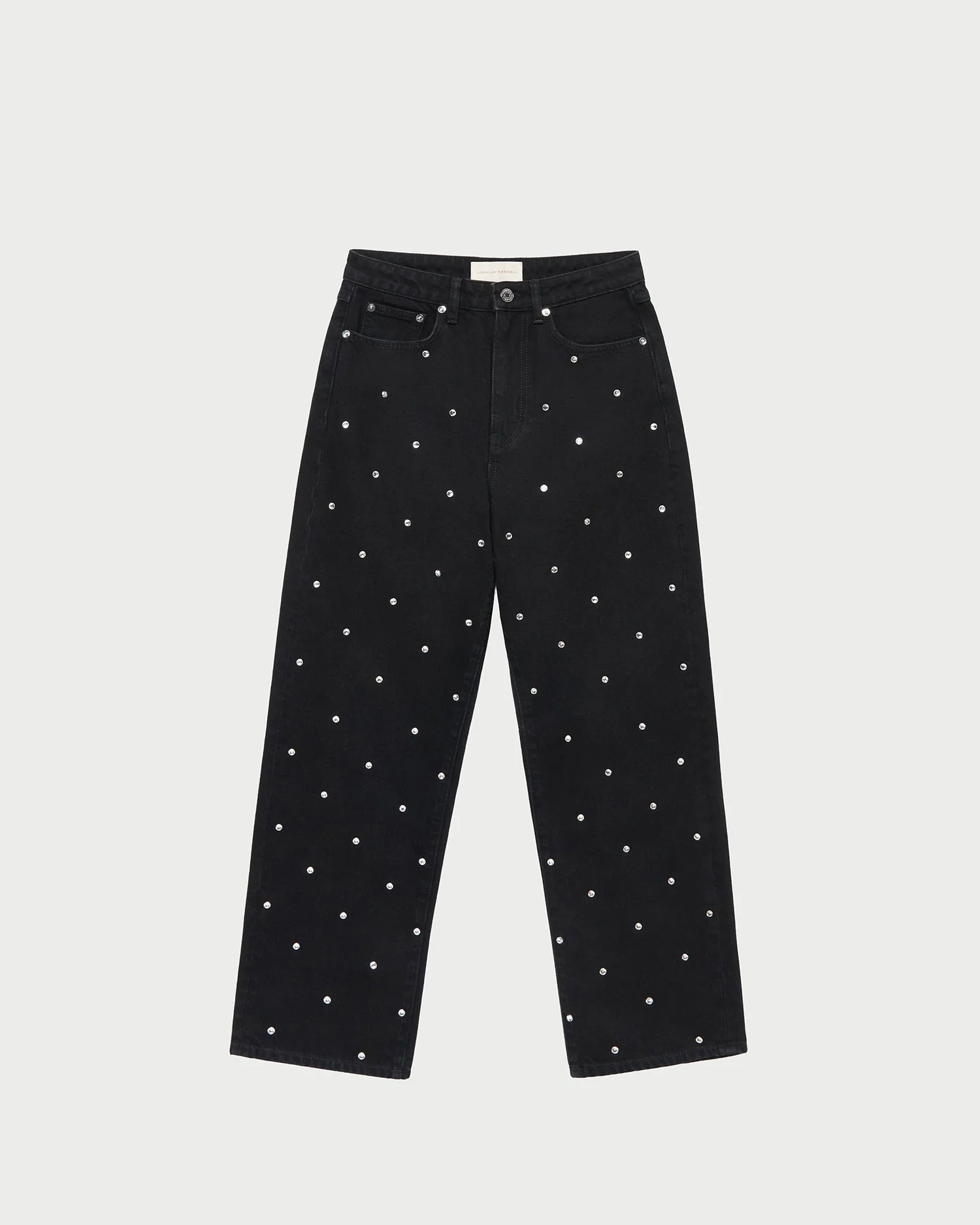 Winona Denim Pant | Black/Crystal