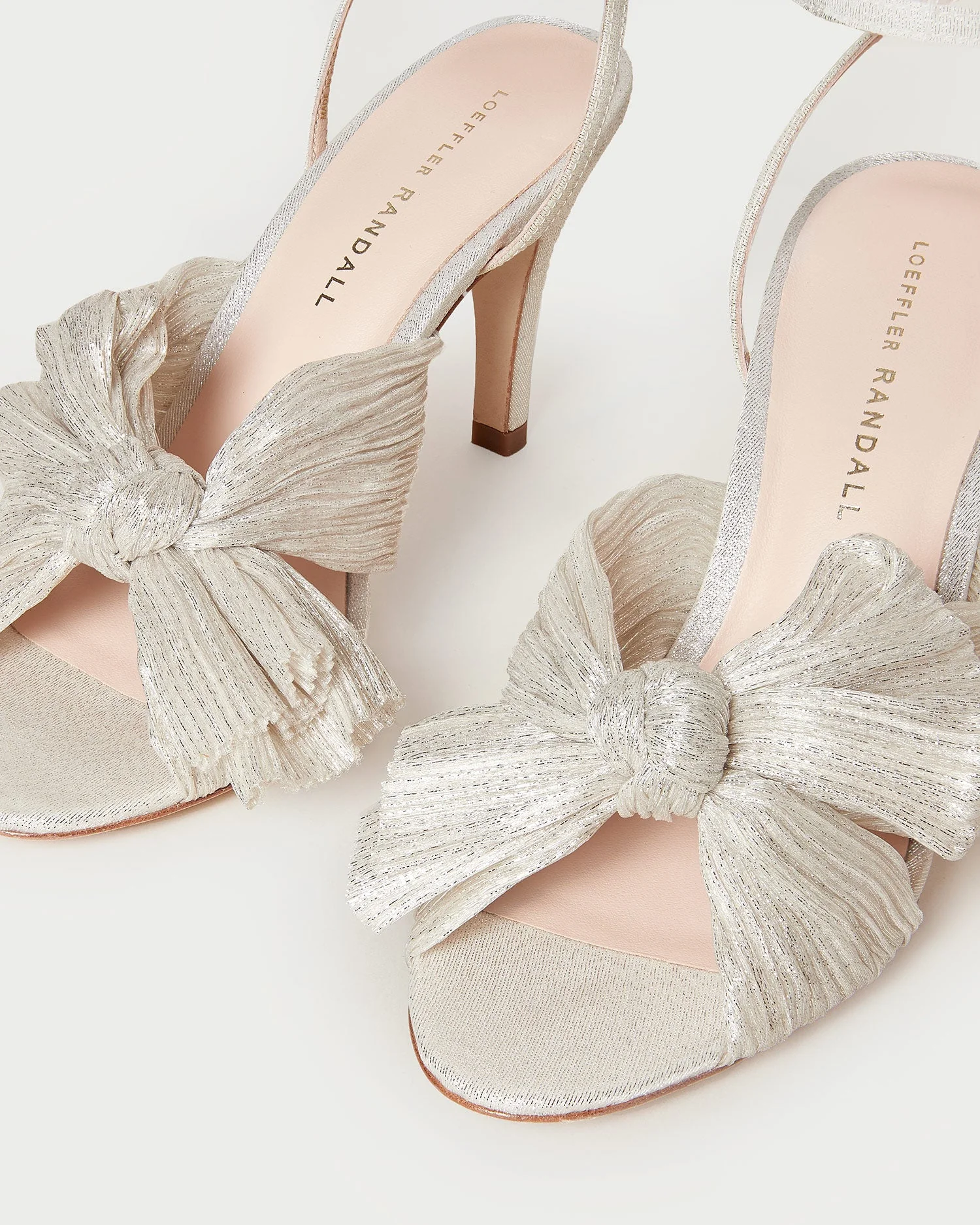 Zinnia Pleated Bow Sandal | Shimmer - Image 5
