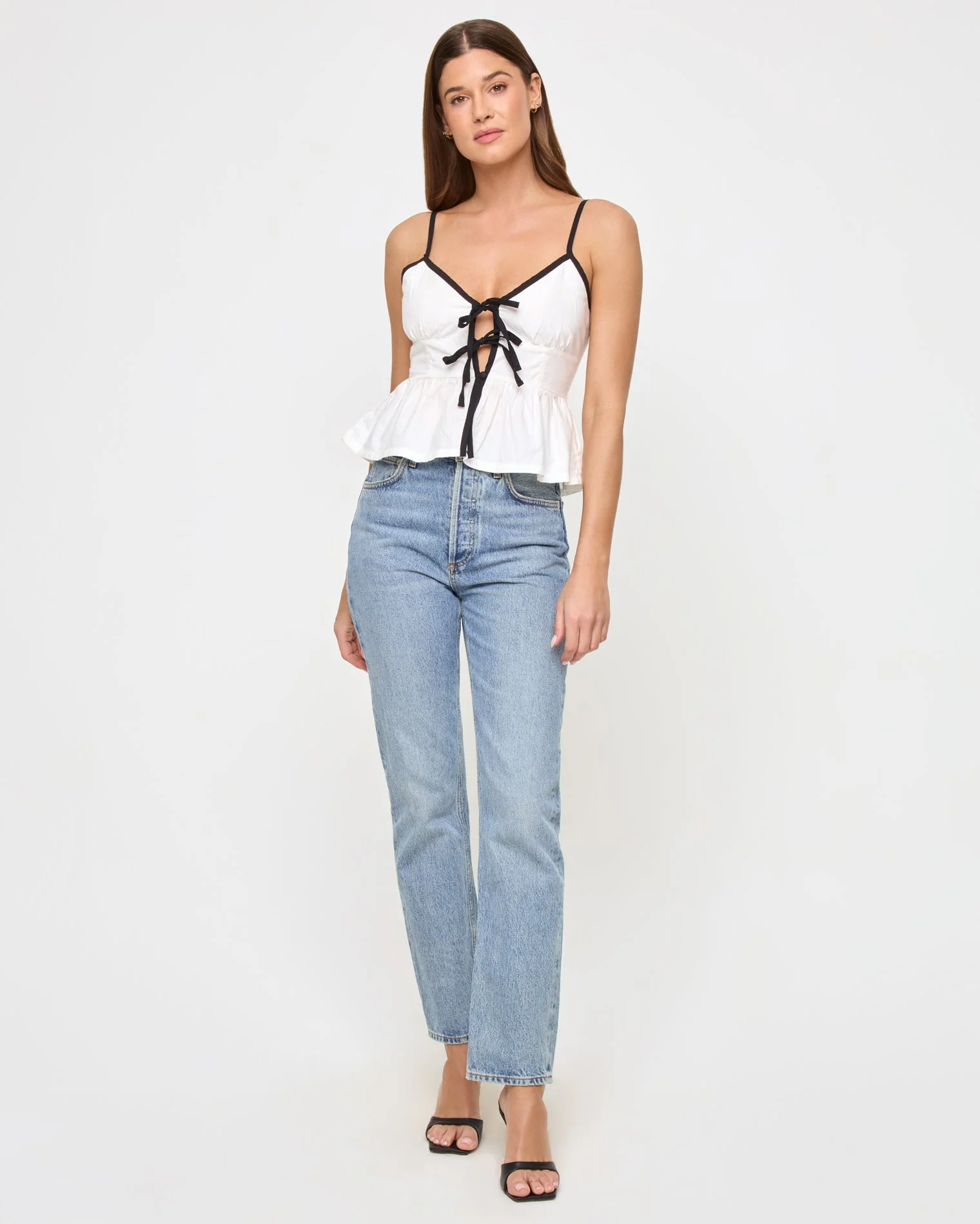 Agnes Top | Cream Black - Image 2