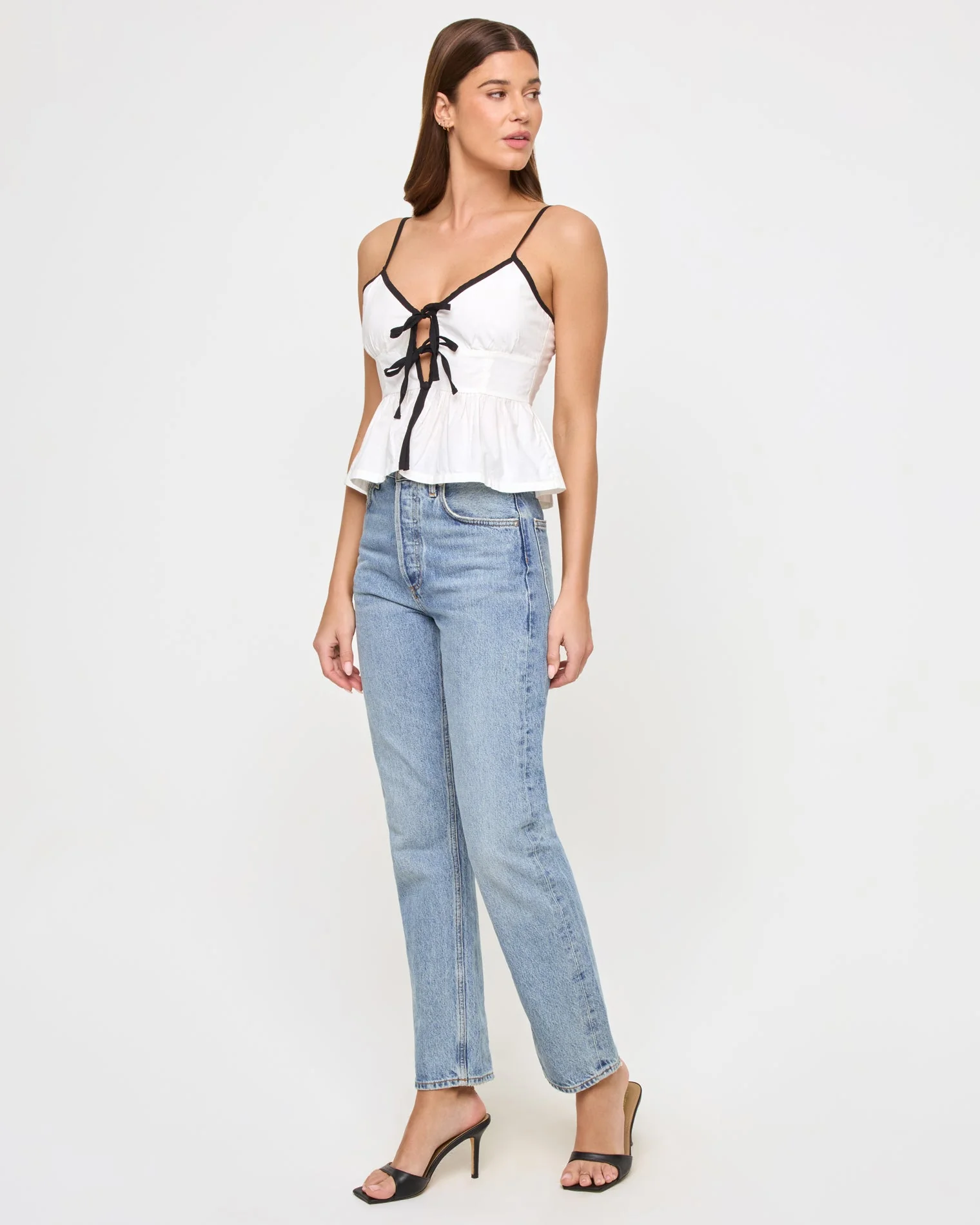 Agnes Top | Cream Black - Image 3
