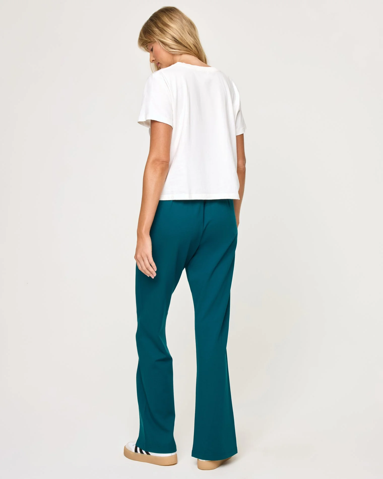 Back To Back Pant | Deep Teal Cream - Image 4