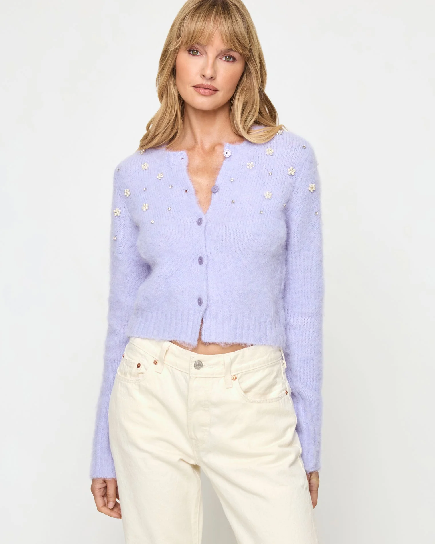 Brynn Cardigan | Lavender Ice