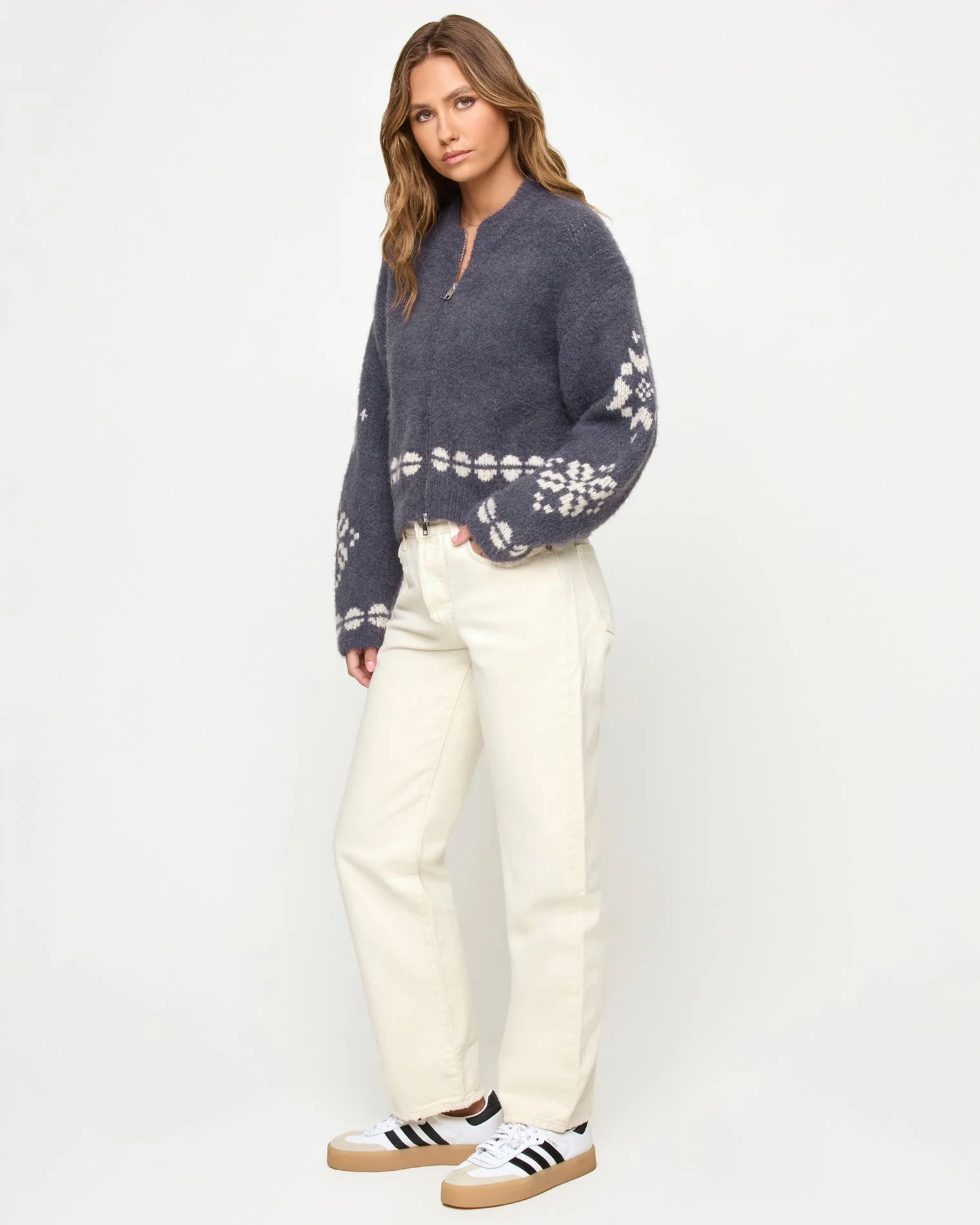 Cosmos Sweater | Snowy Mile Fair Isle - Image 3