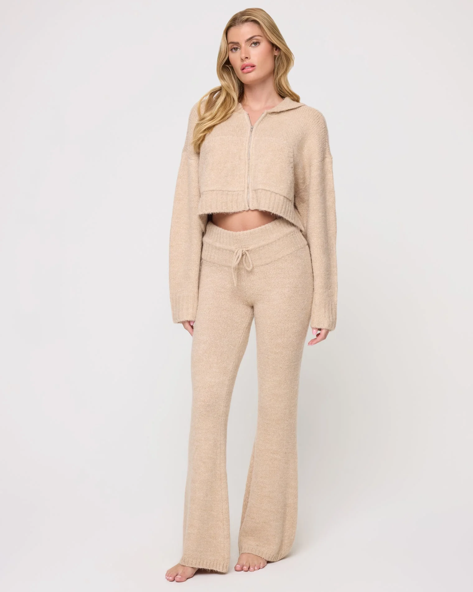 Jet Set Hoodie | Heather Oatmeal - Image 2