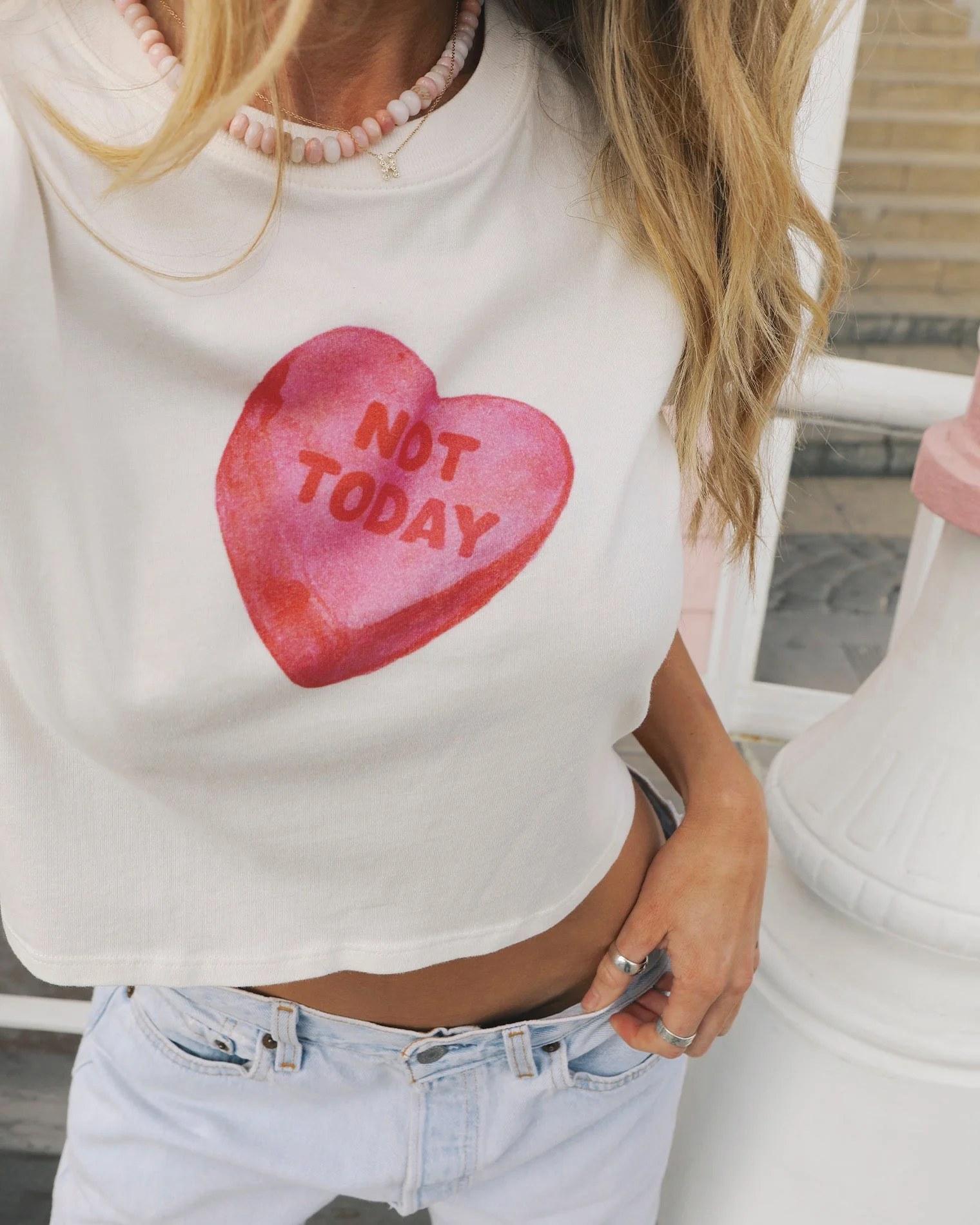Merci Baby Tee | Not Today - Image 2