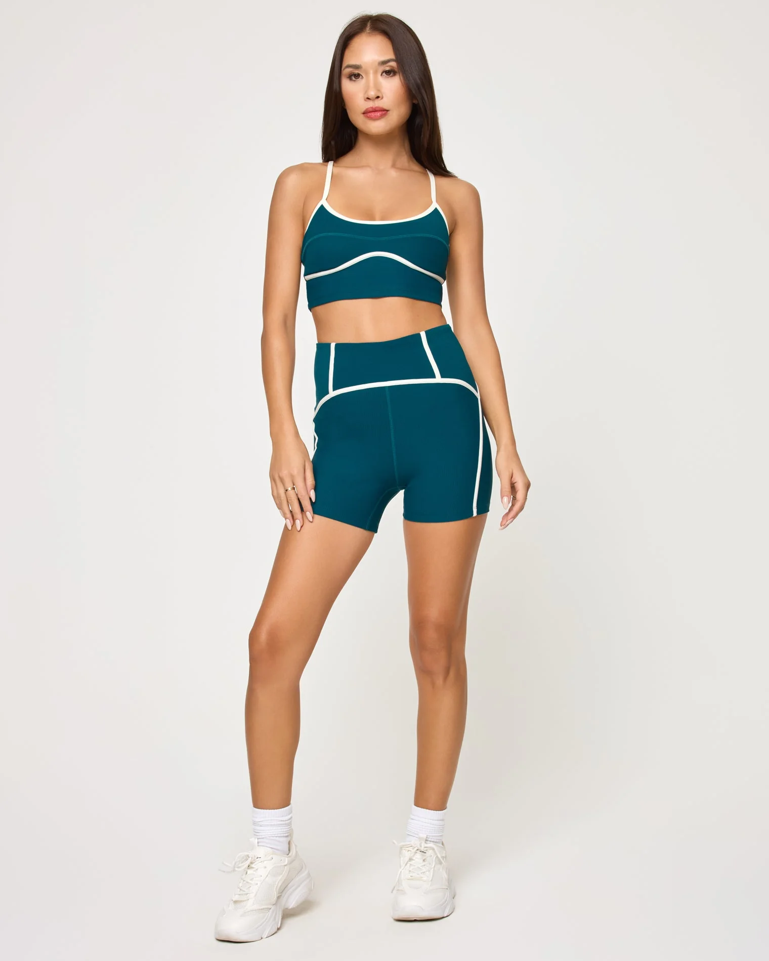 Revel Top | Deep Teal Cream - Image 5