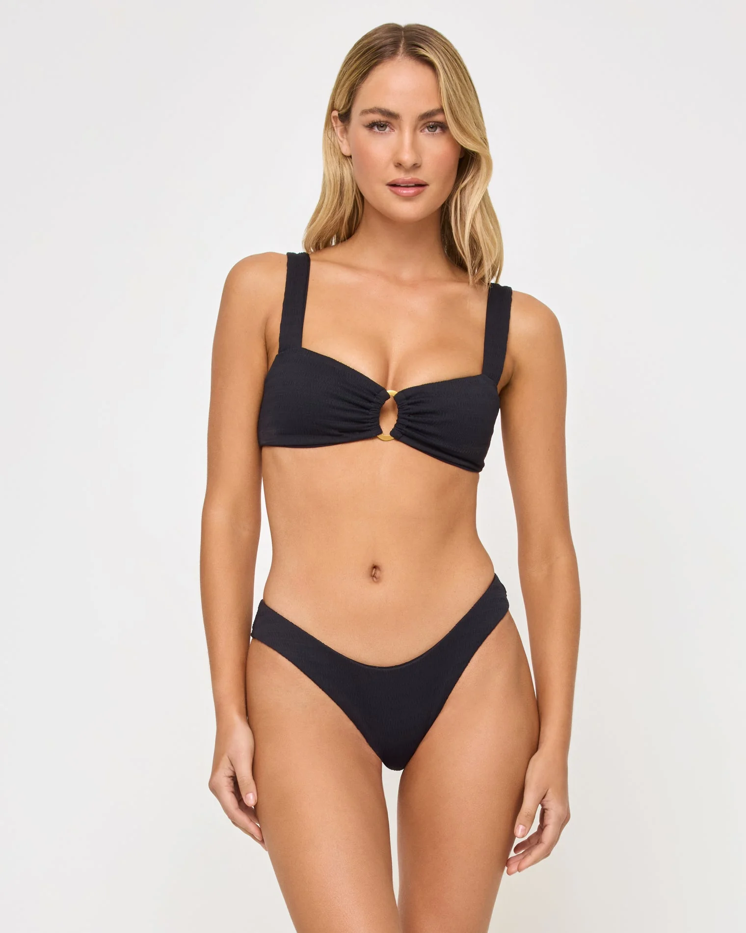 Rocky Bikini Bottom | Textured Black - Image 2