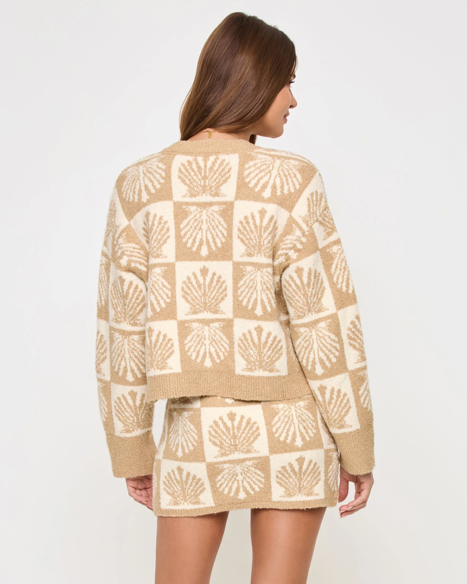 Shell Be There Skirt | Seashell Jacquard - Image 5