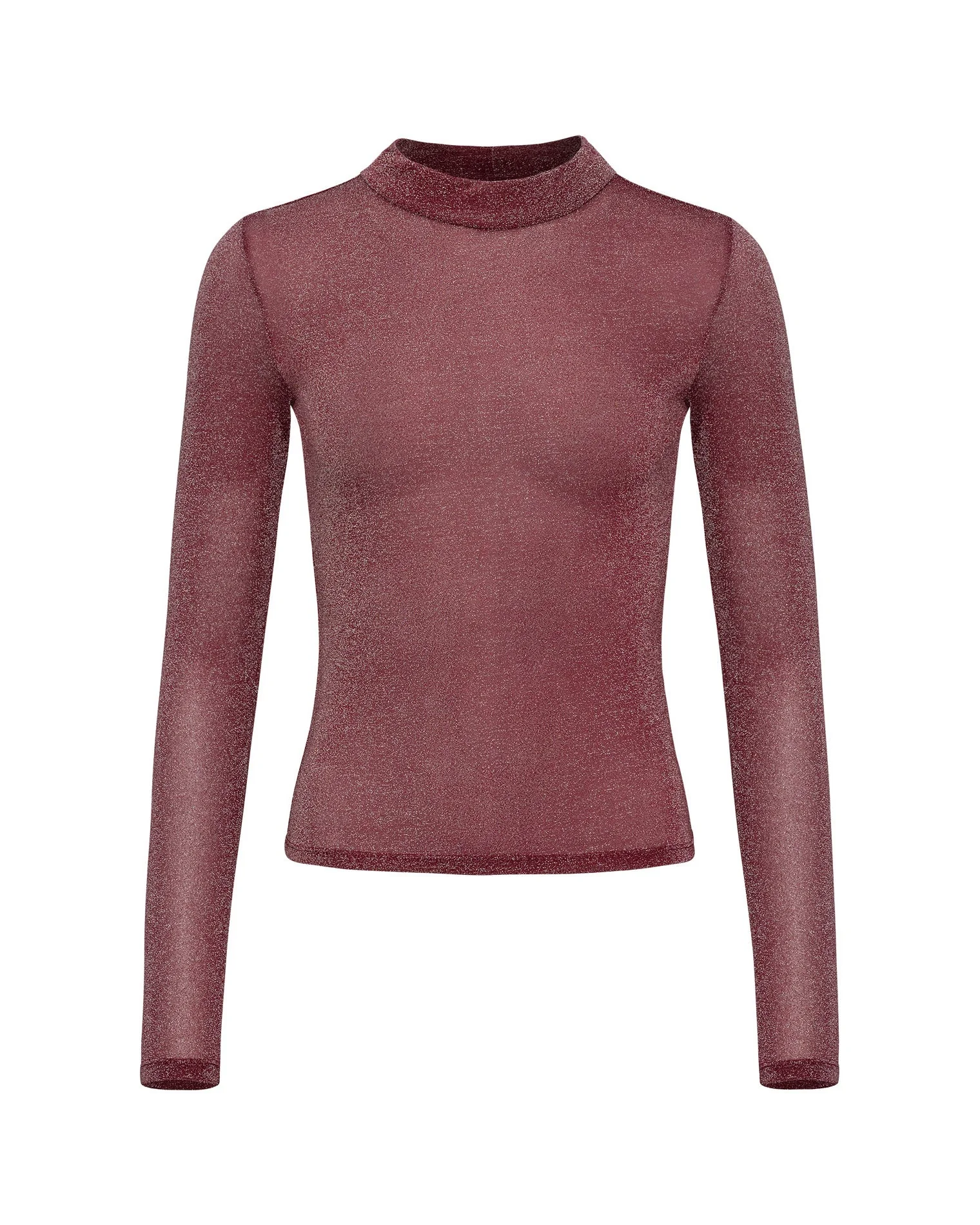 Shimmer Long Sleeve | Sangria - Image 3