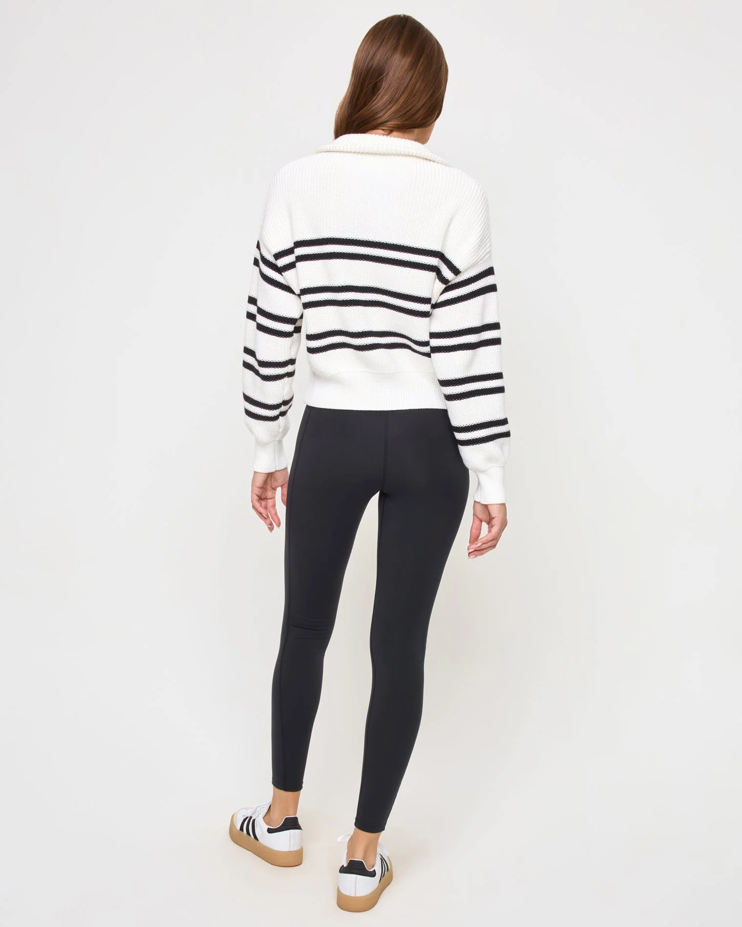 Ultra Stripe Sweater | Black White - Image 3