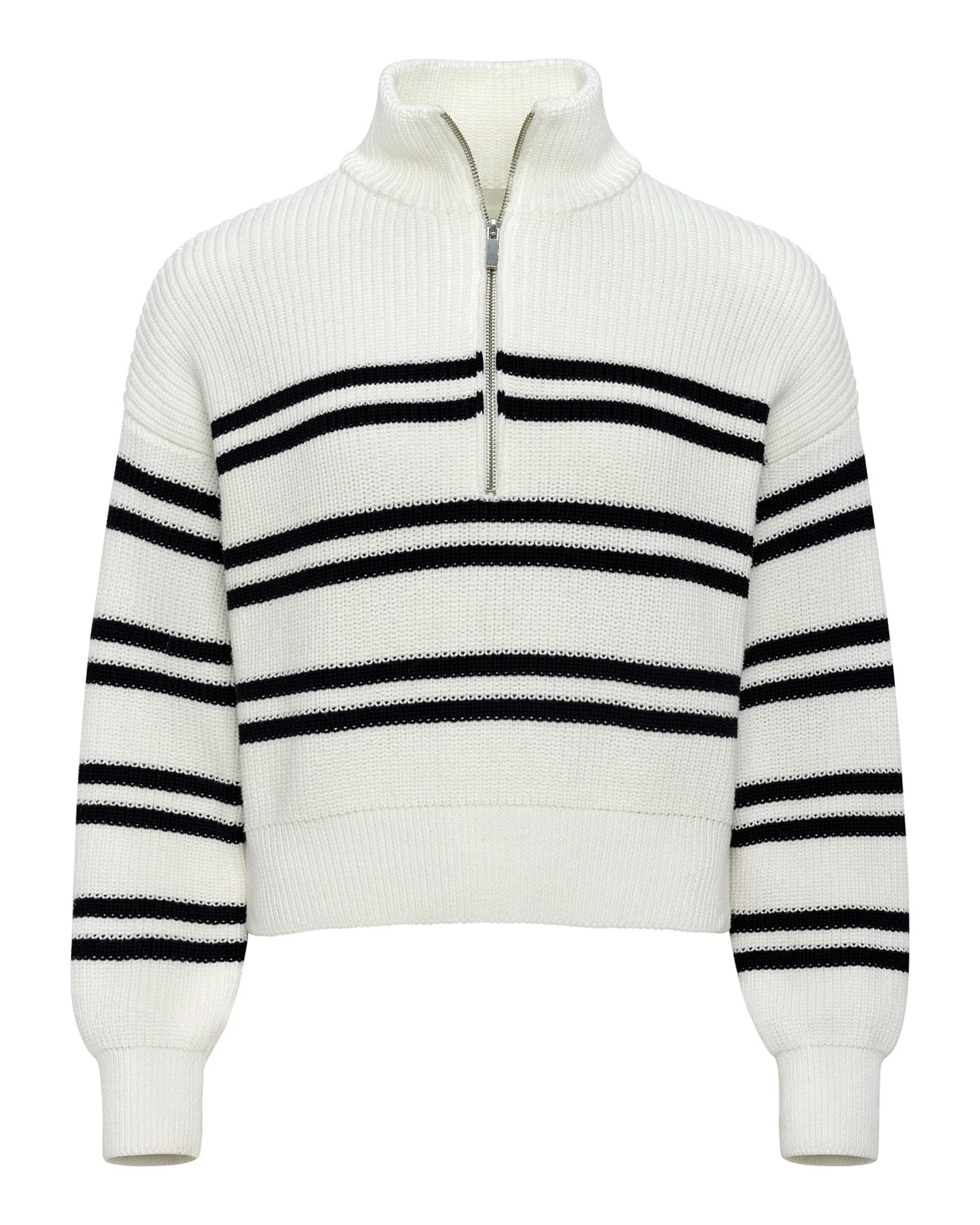 Ultra Stripe Sweater | Black White - Image 4