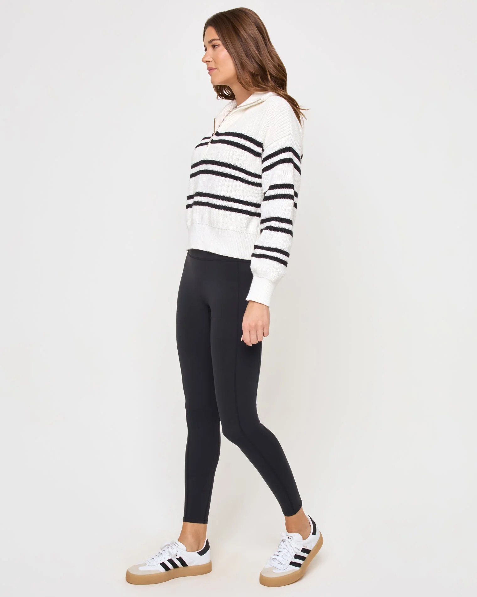 Ultra Stripe Sweater | Black White - Image 5