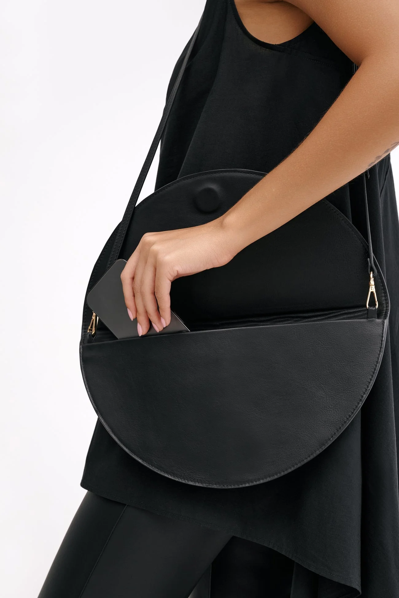 Luna Crossbody Purse | Black - Image 4