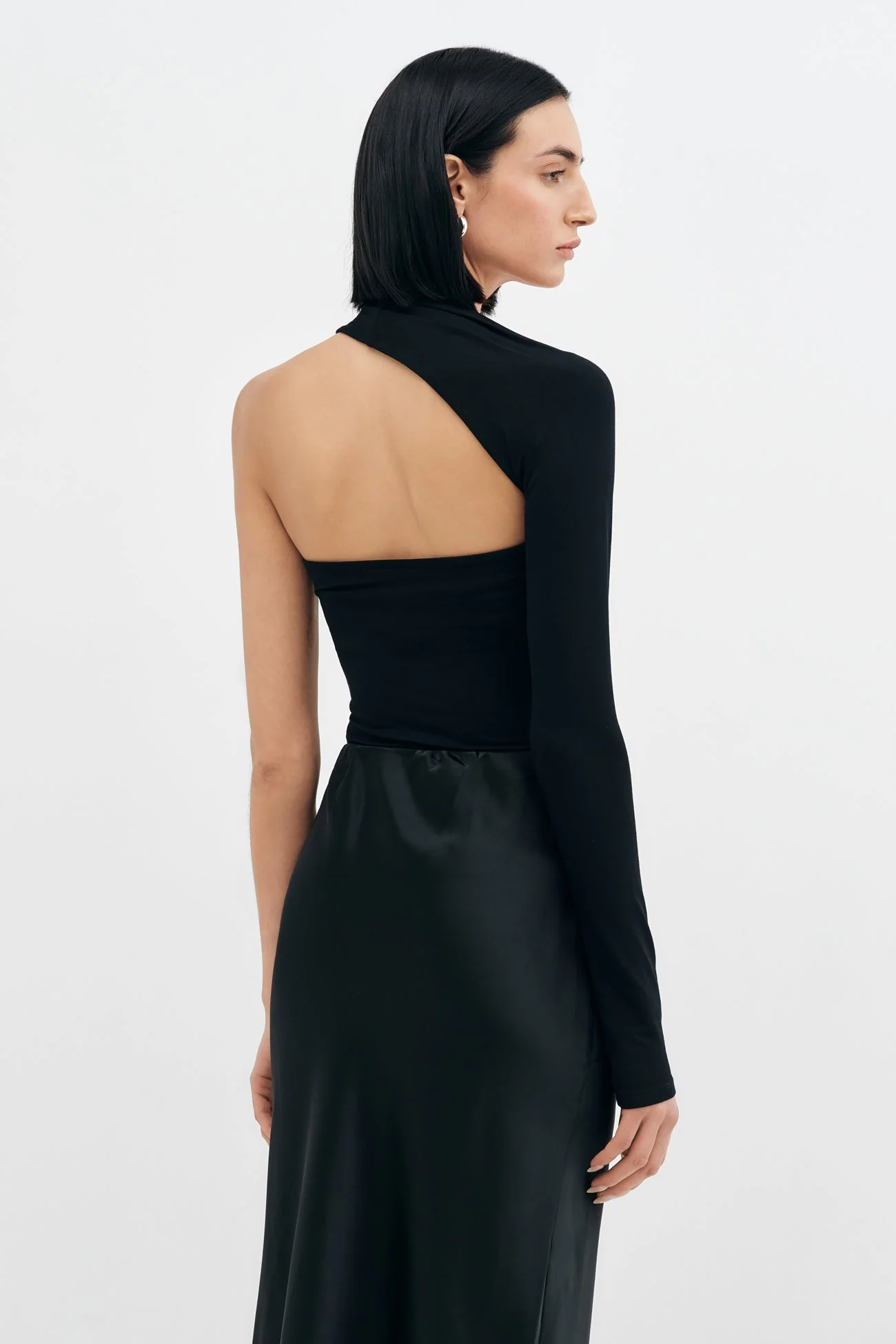 Manhattan One Shoulder Top | Off White - Image 11