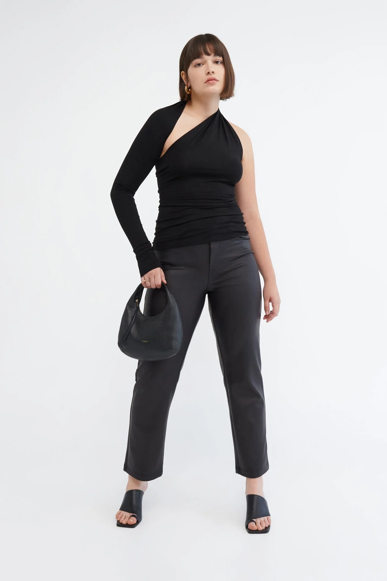 Manhattan One Shoulder Top | Off White - Image 16
