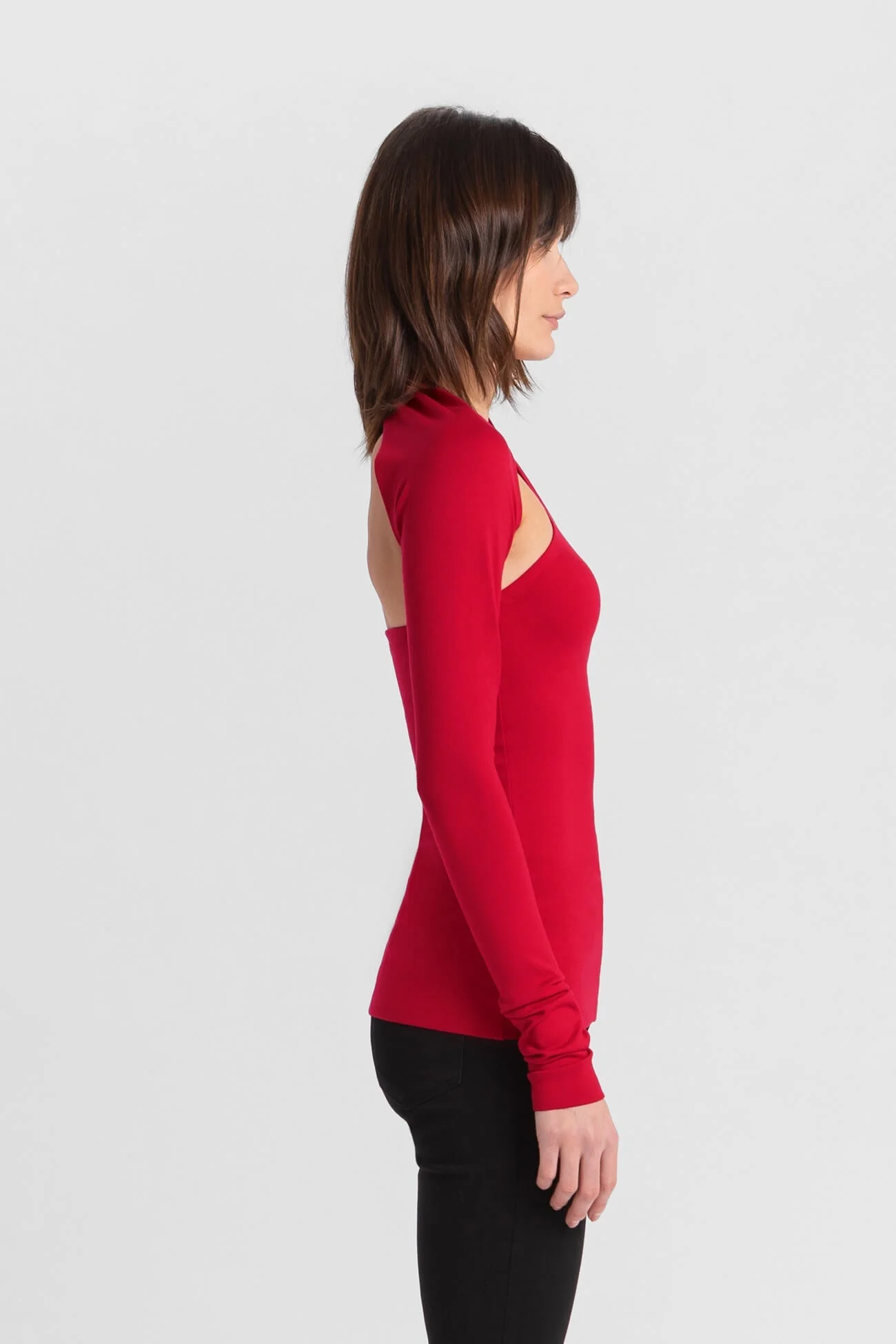 Manhattan One Shoulder Top | Off White - Image 23