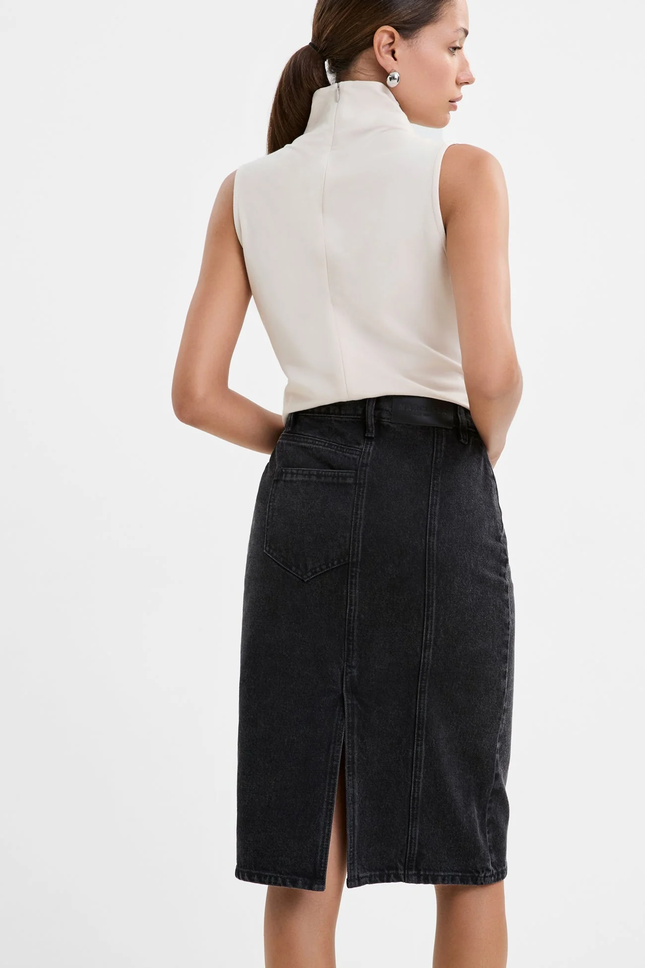 Agnes Skirt | Faded Black - Image 4