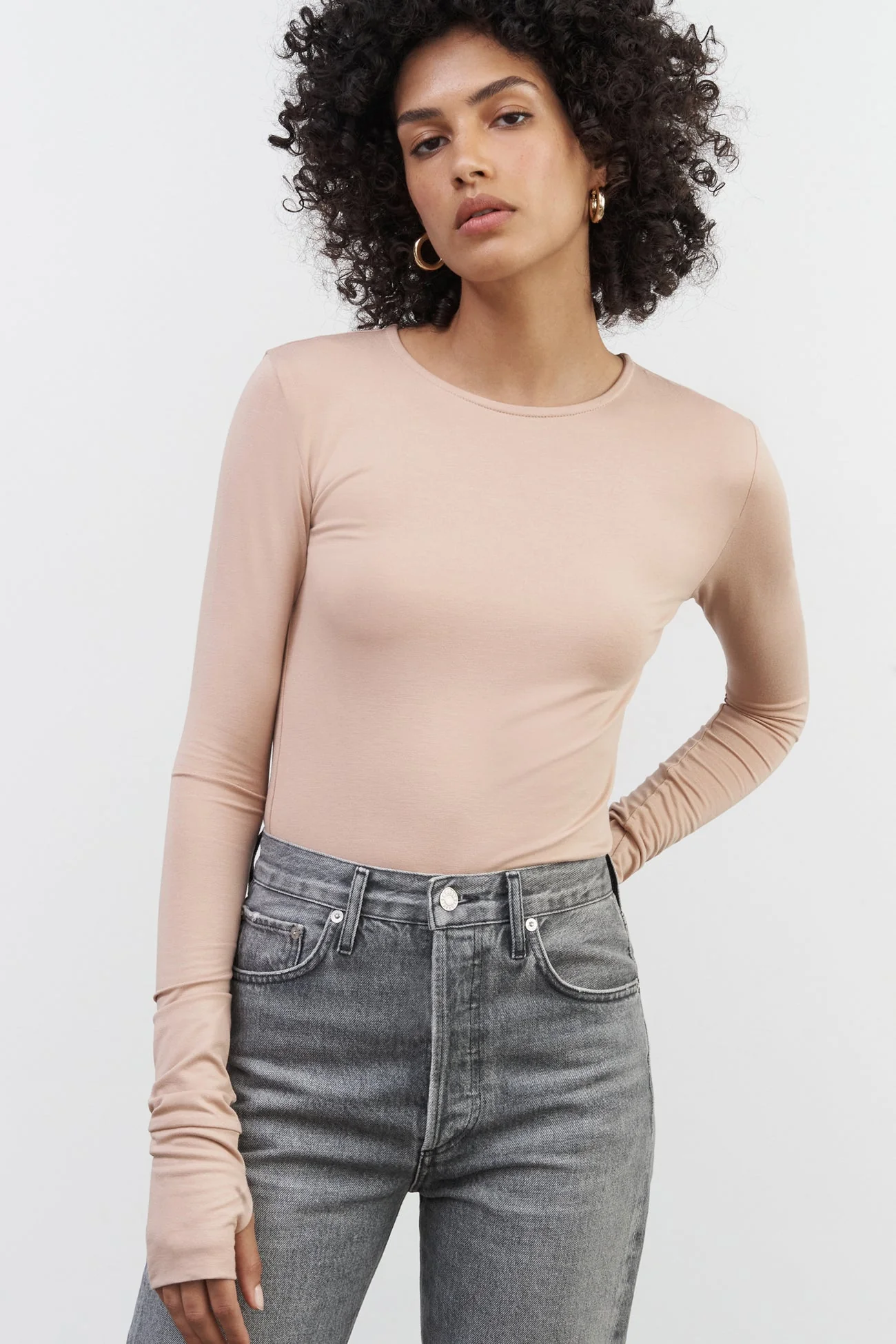 Avalon Top | Light Beige - Image 2