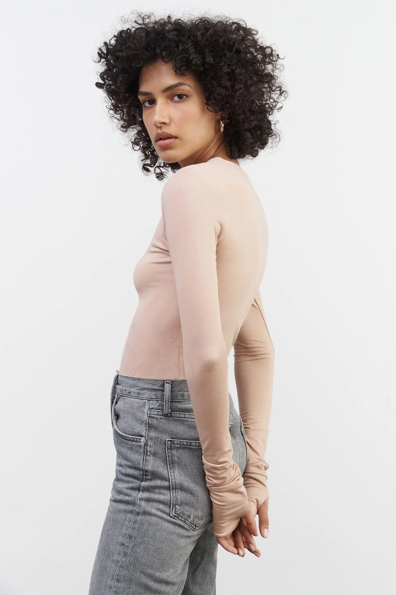 Avalon Top | Light Beige - Image 3