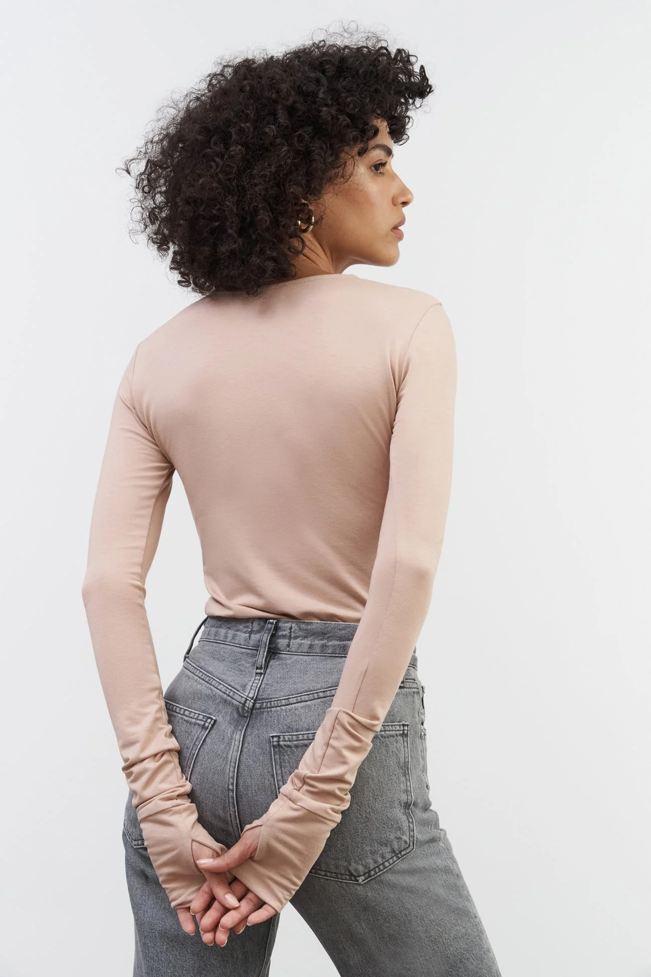 Avalon Top | Light Beige - Image 4