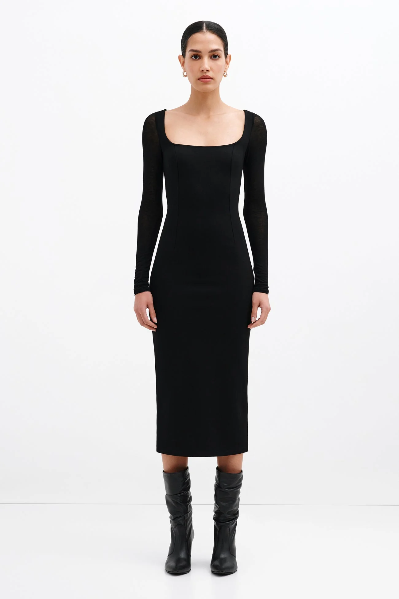 Cecilia Dress | Black - Image 7