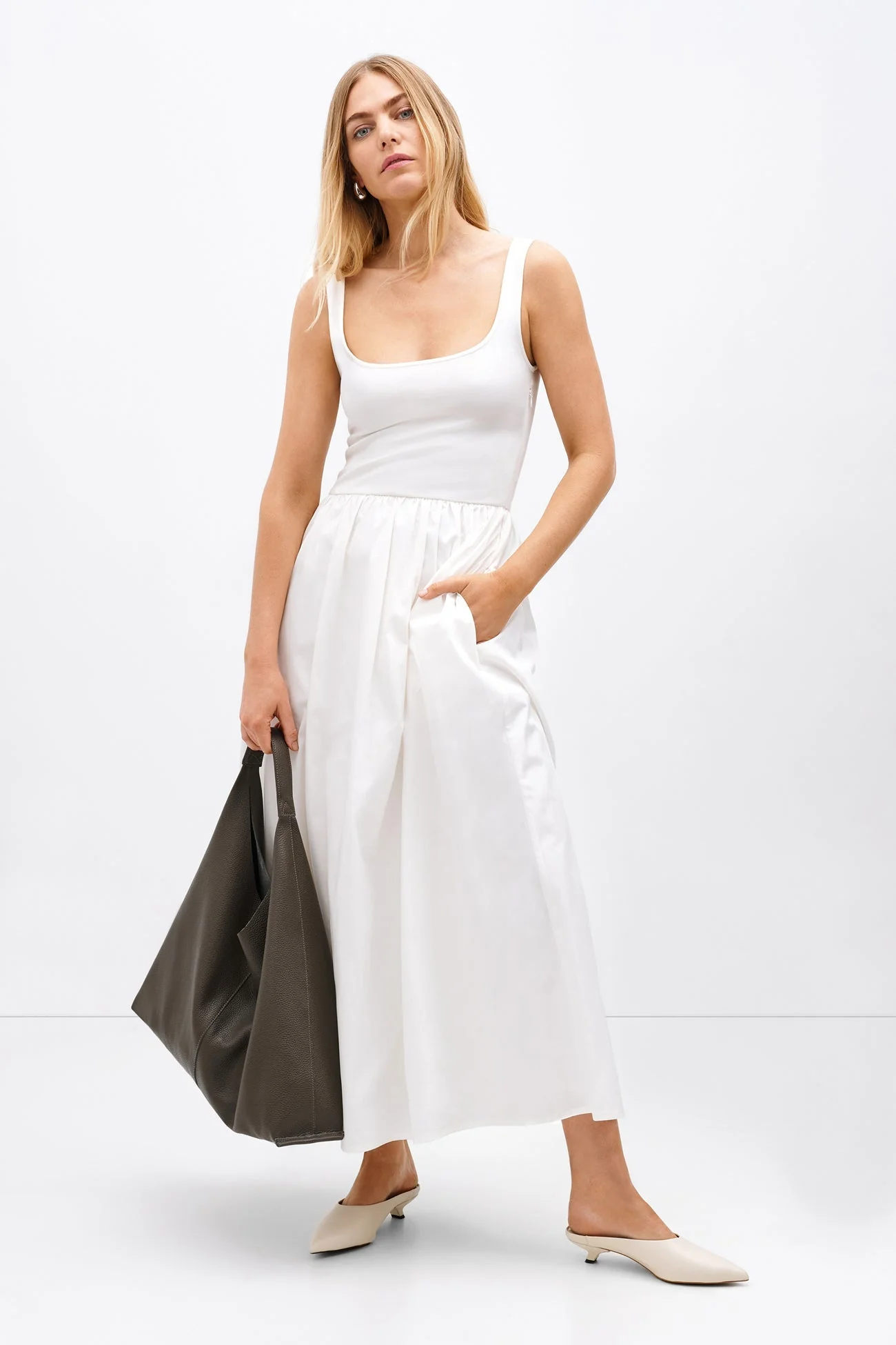 Clara Dress | Off White - Image 7