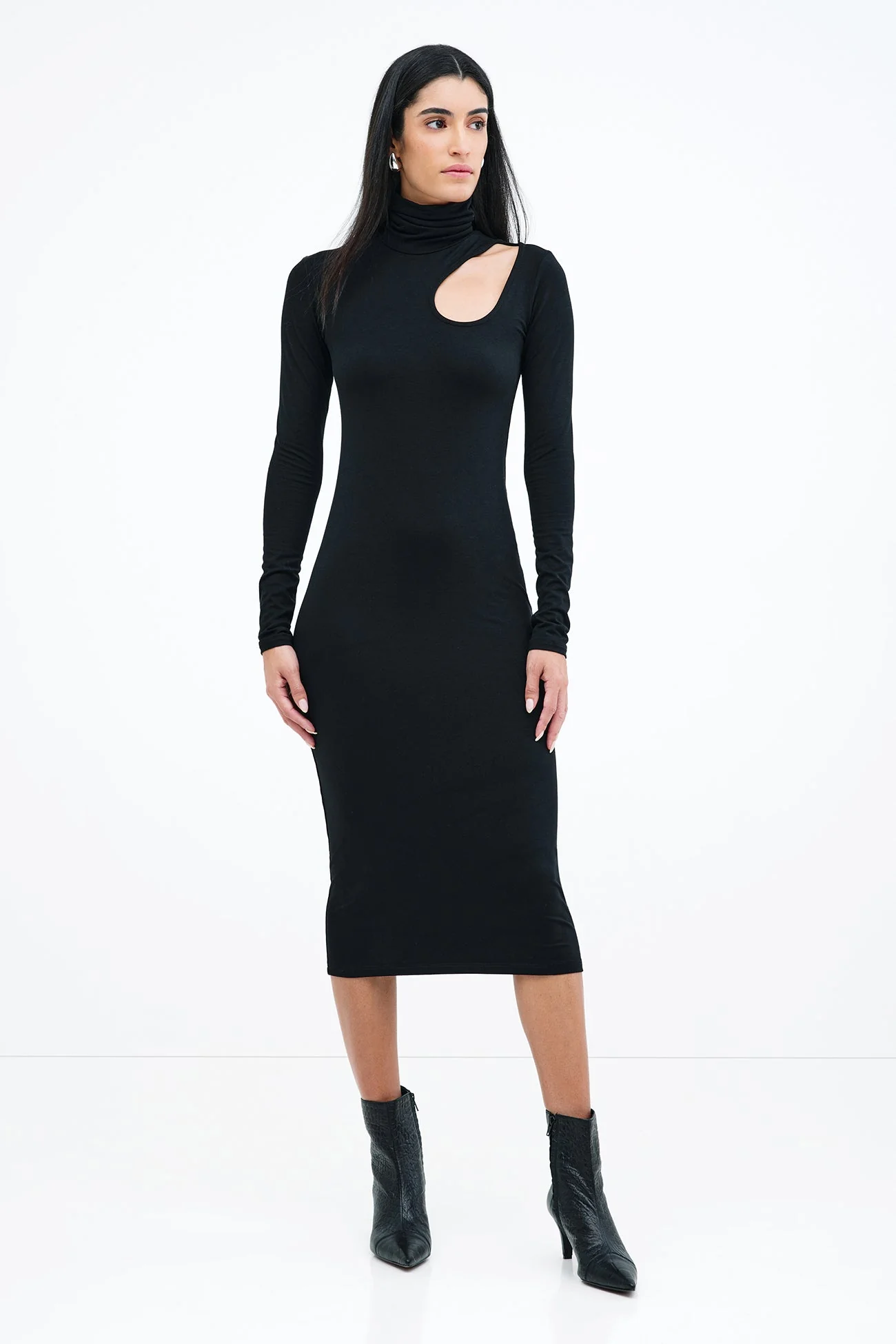Dalia Dress | Black - Image 3