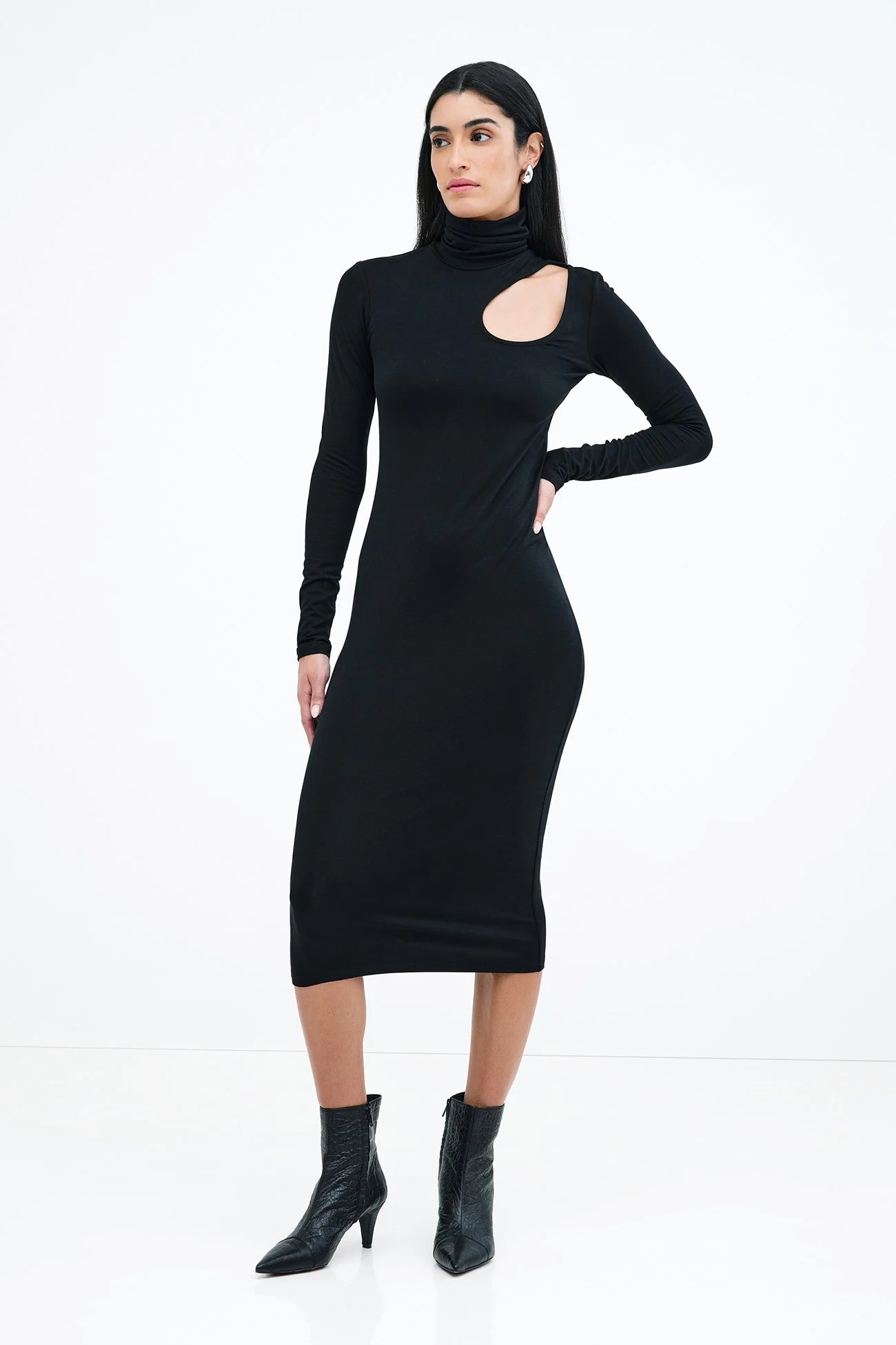 Dalia Dress | Black - Image 5