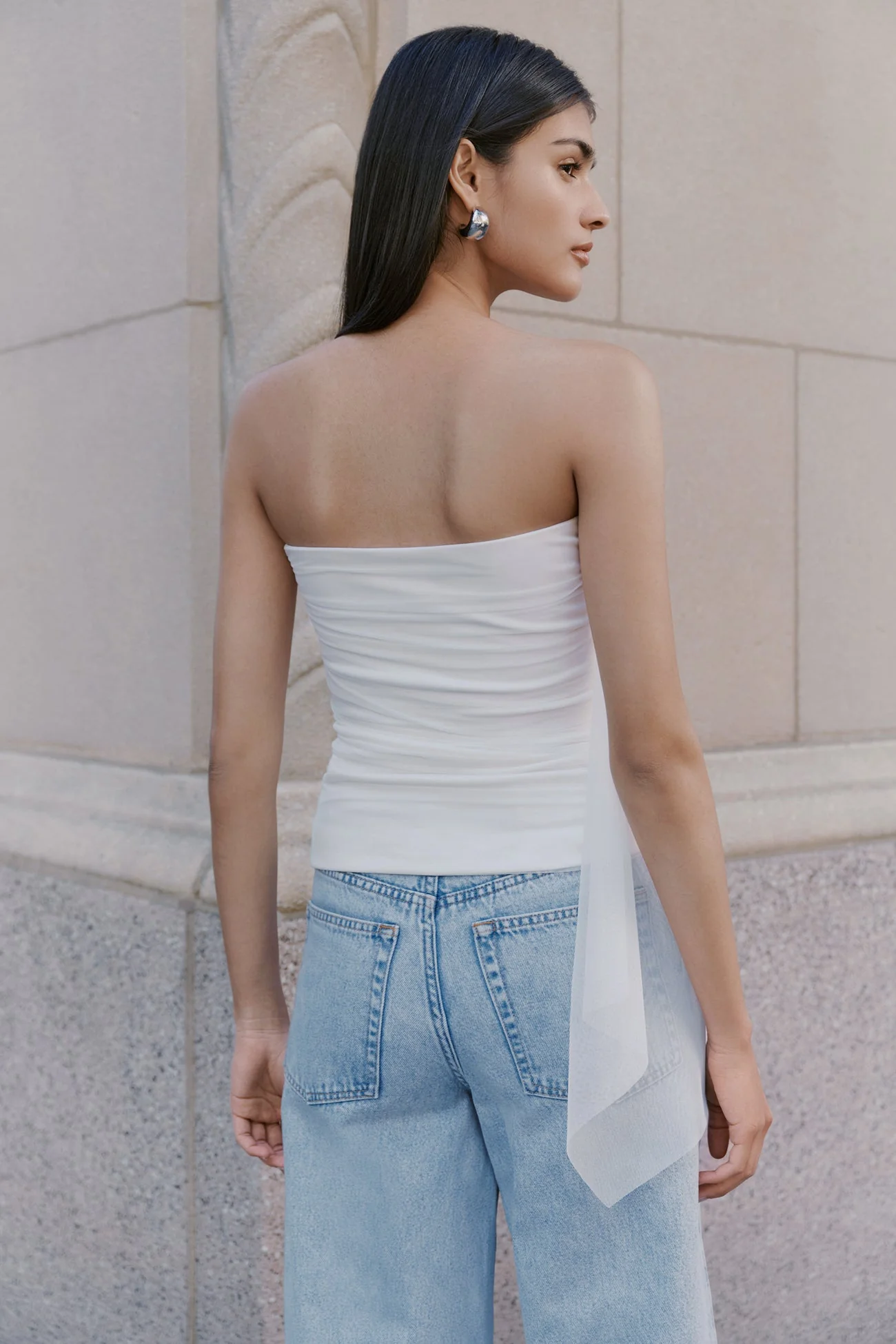 Drea Top | Off White - Image 6