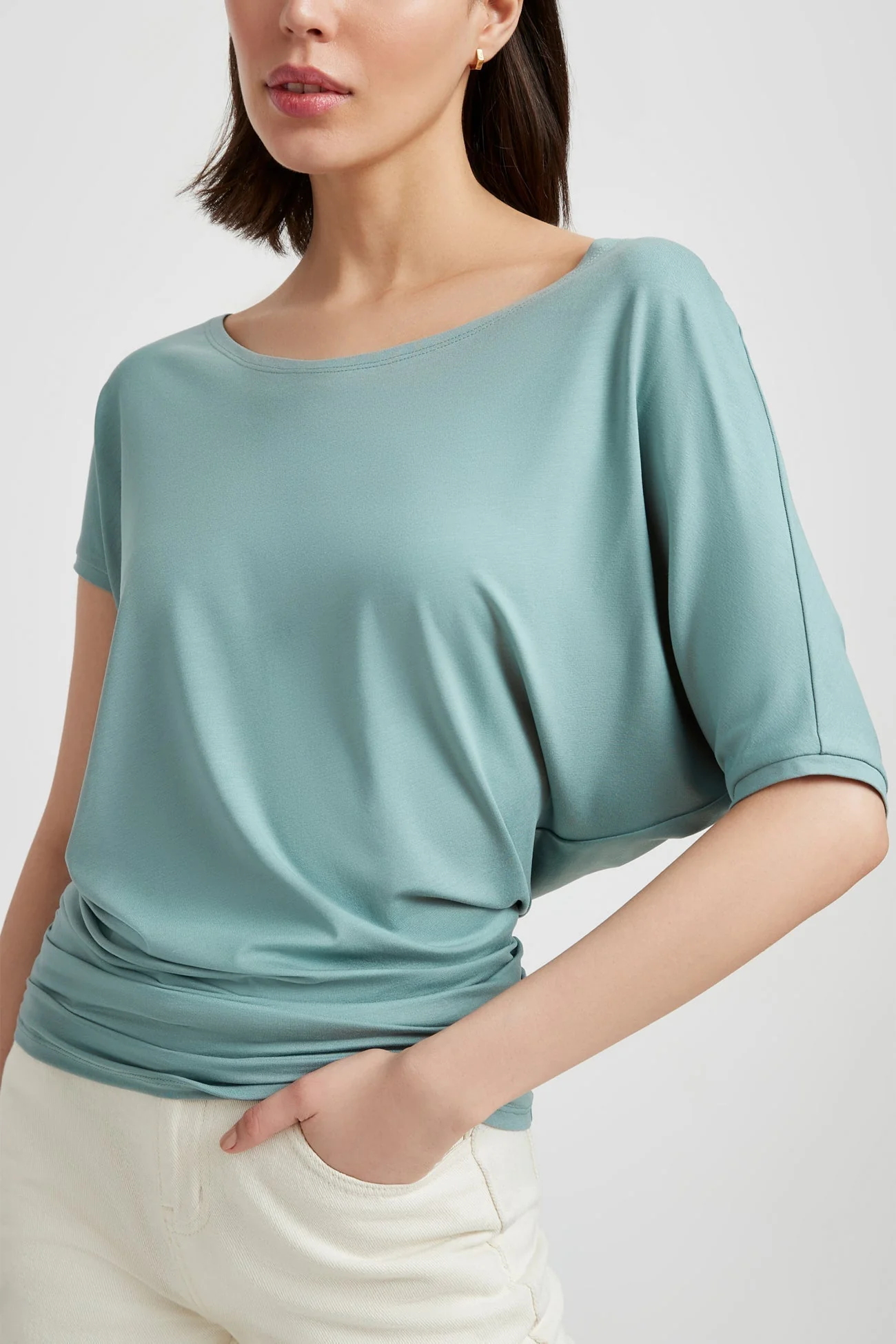Elena Top | Slate Green - Image 2