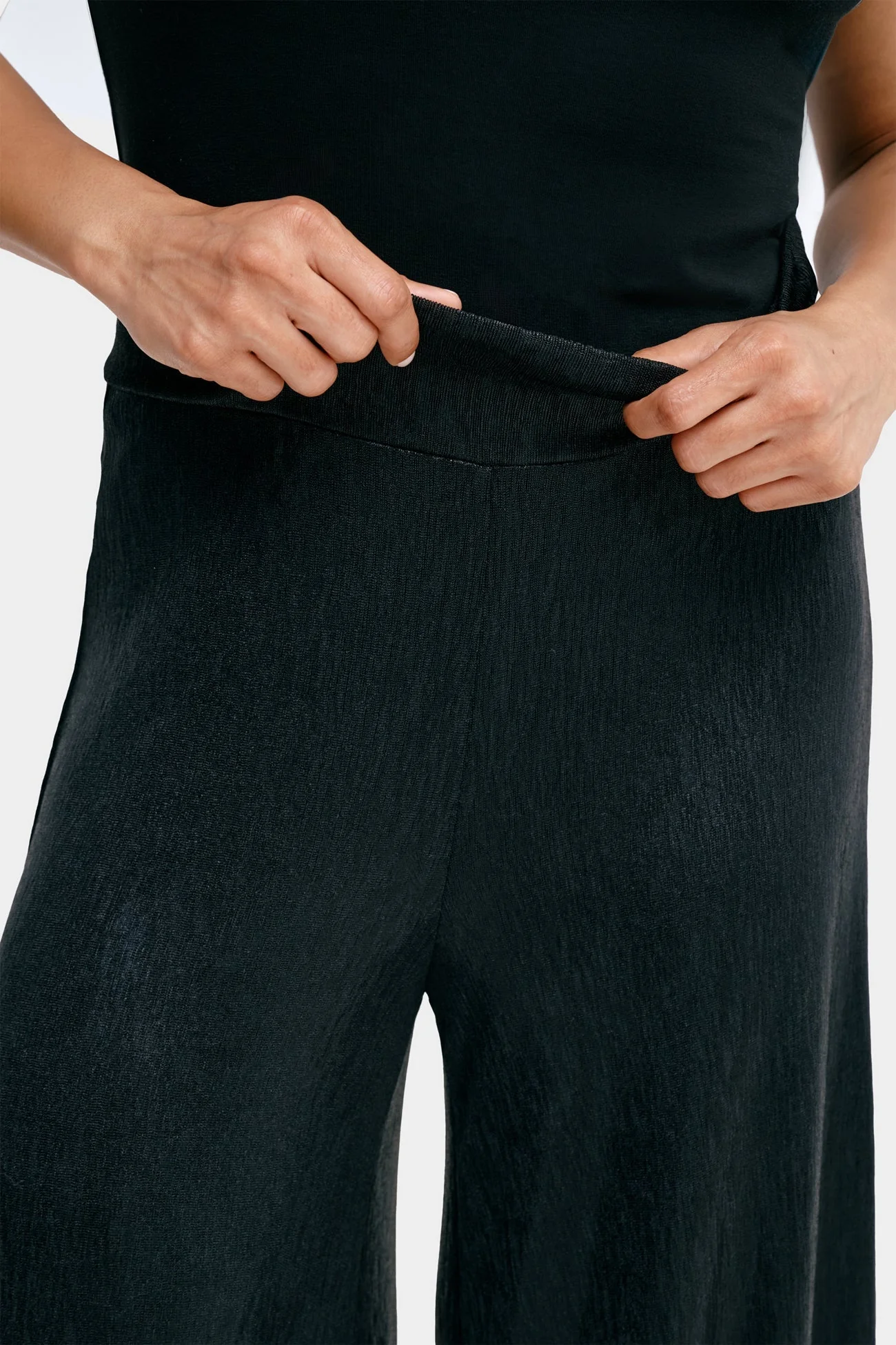 Georgia Metallic Pants | Onyx - Image 10