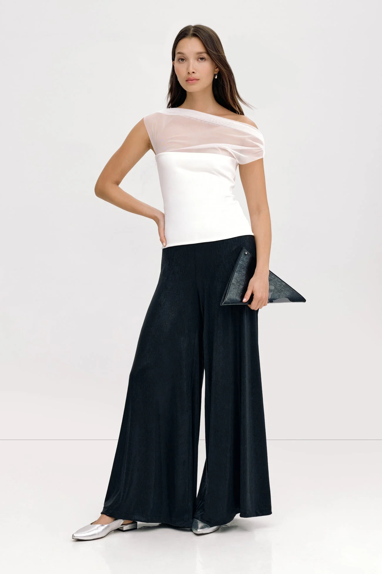 Georgia Metallic Pants | Onyx - Image 4