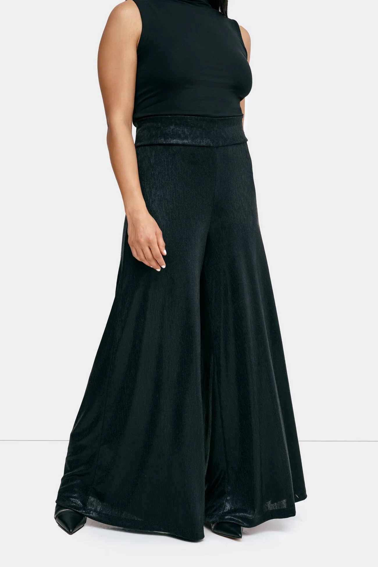Georgia Metallic Pants | Onyx - Image 6