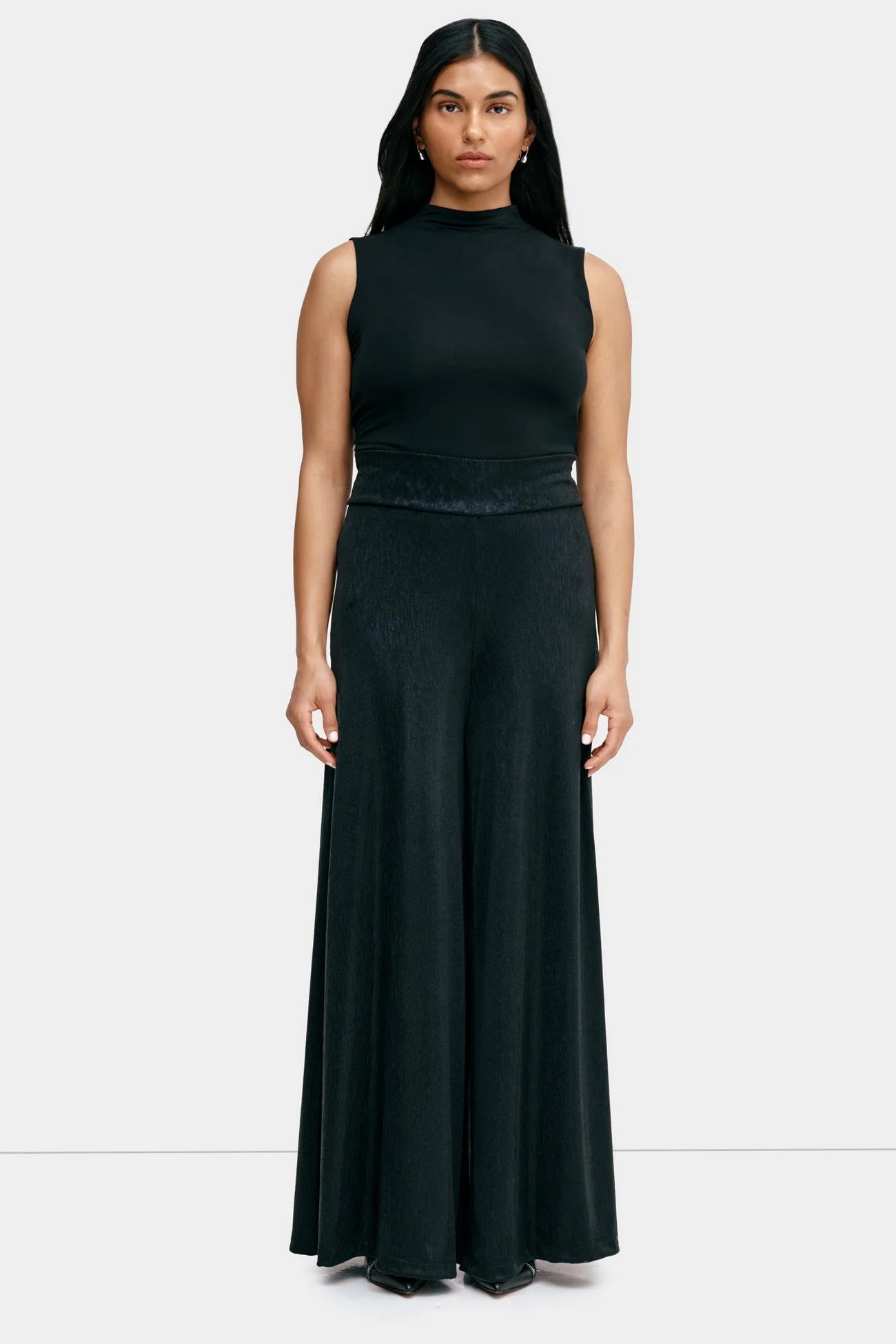 Georgia Metallic Pants | Onyx - Image 9
