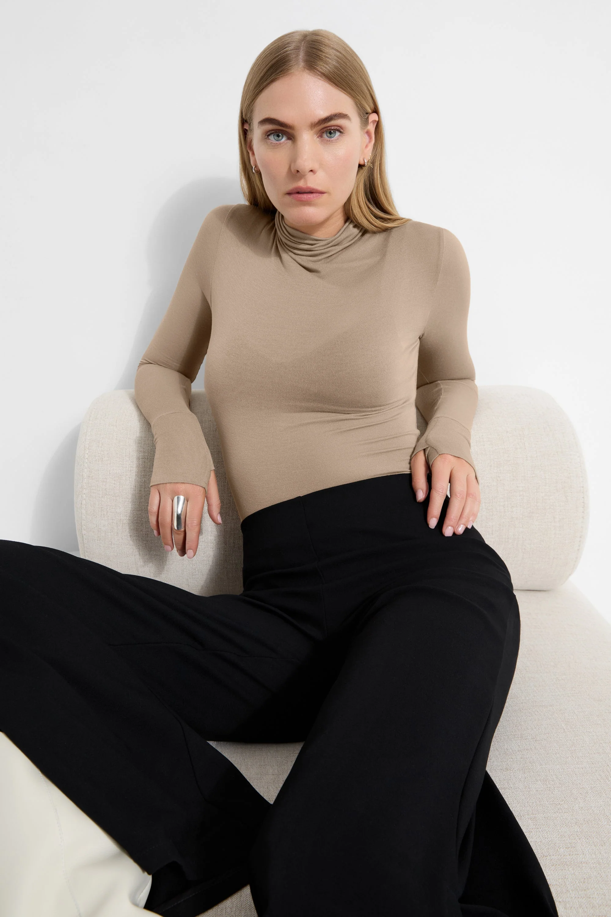 Hailey Turtleneck | Black - Image 6