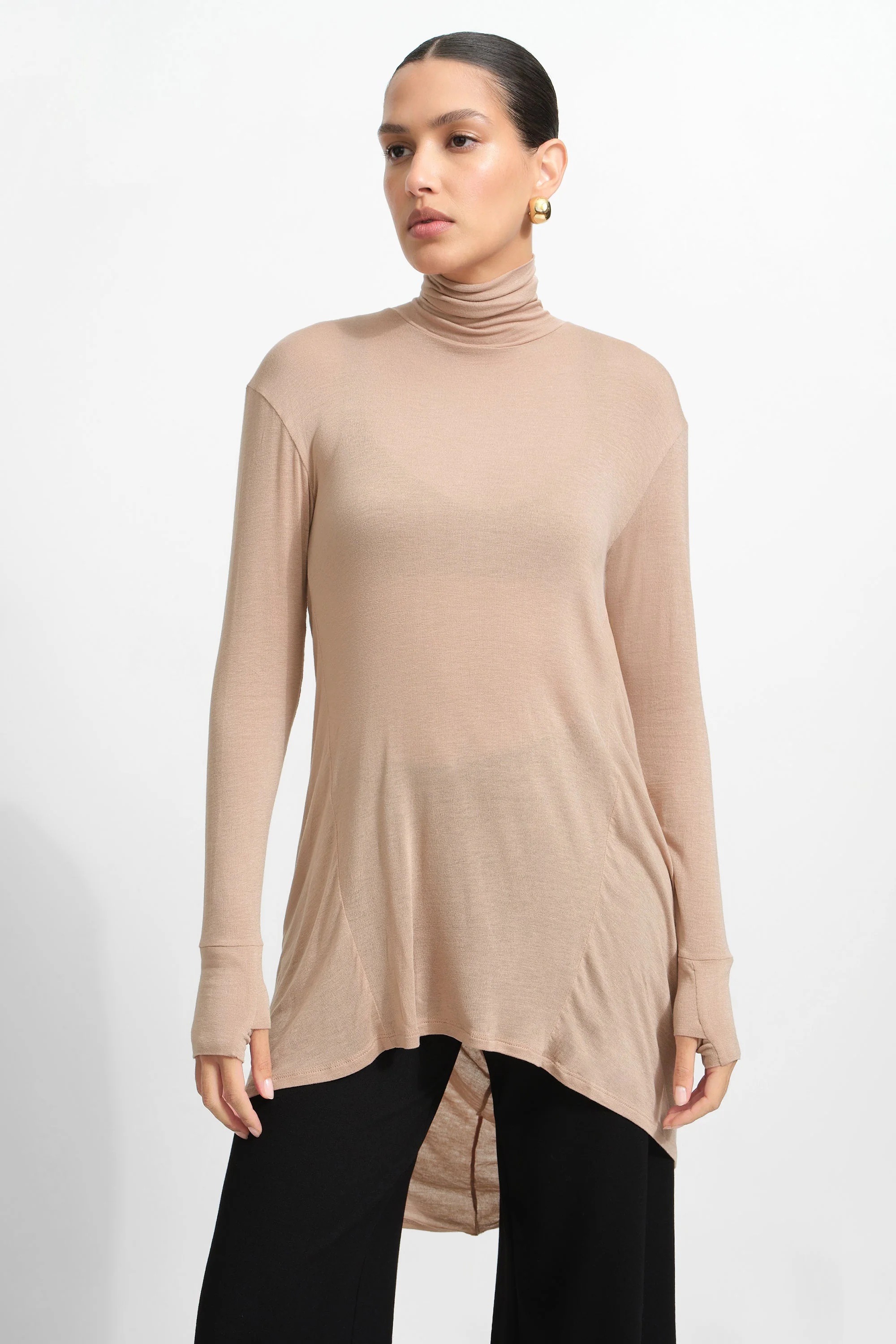 Halle Tunic | Light Beige - Image 3