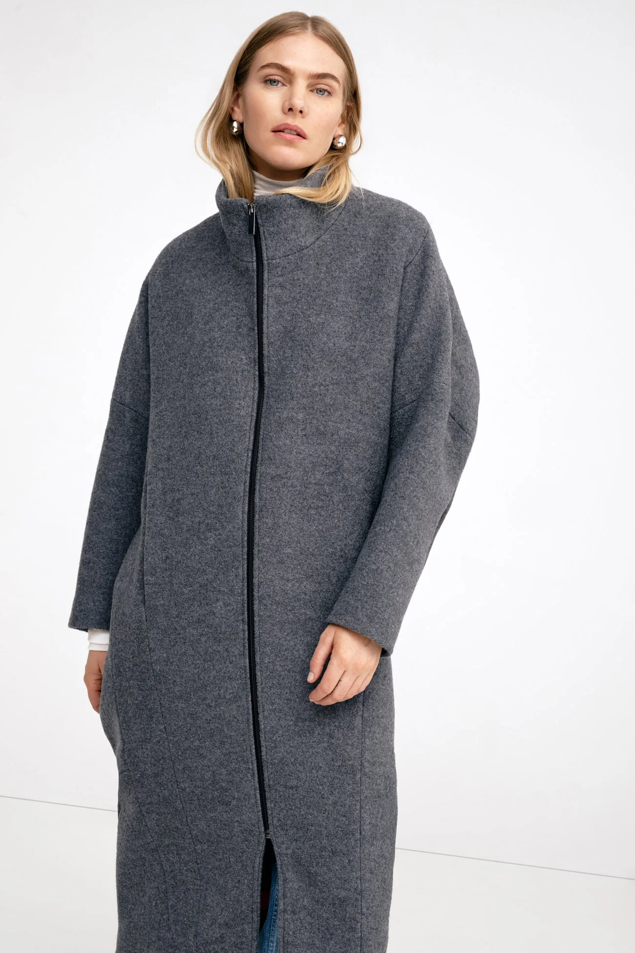Herald Coat | Medium Grey - Image 4
