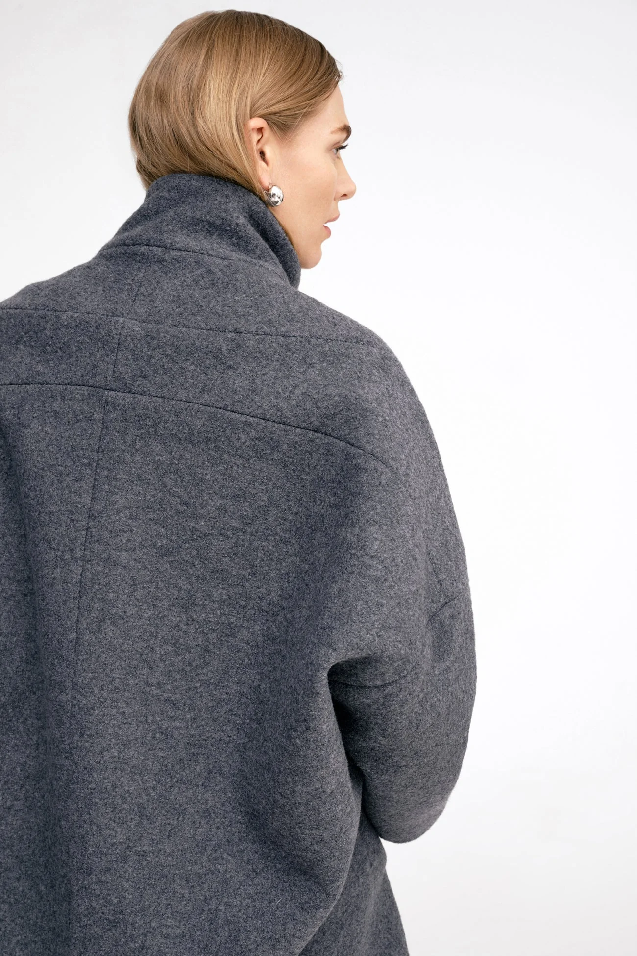 Herald Coat | Medium Grey - Image 6