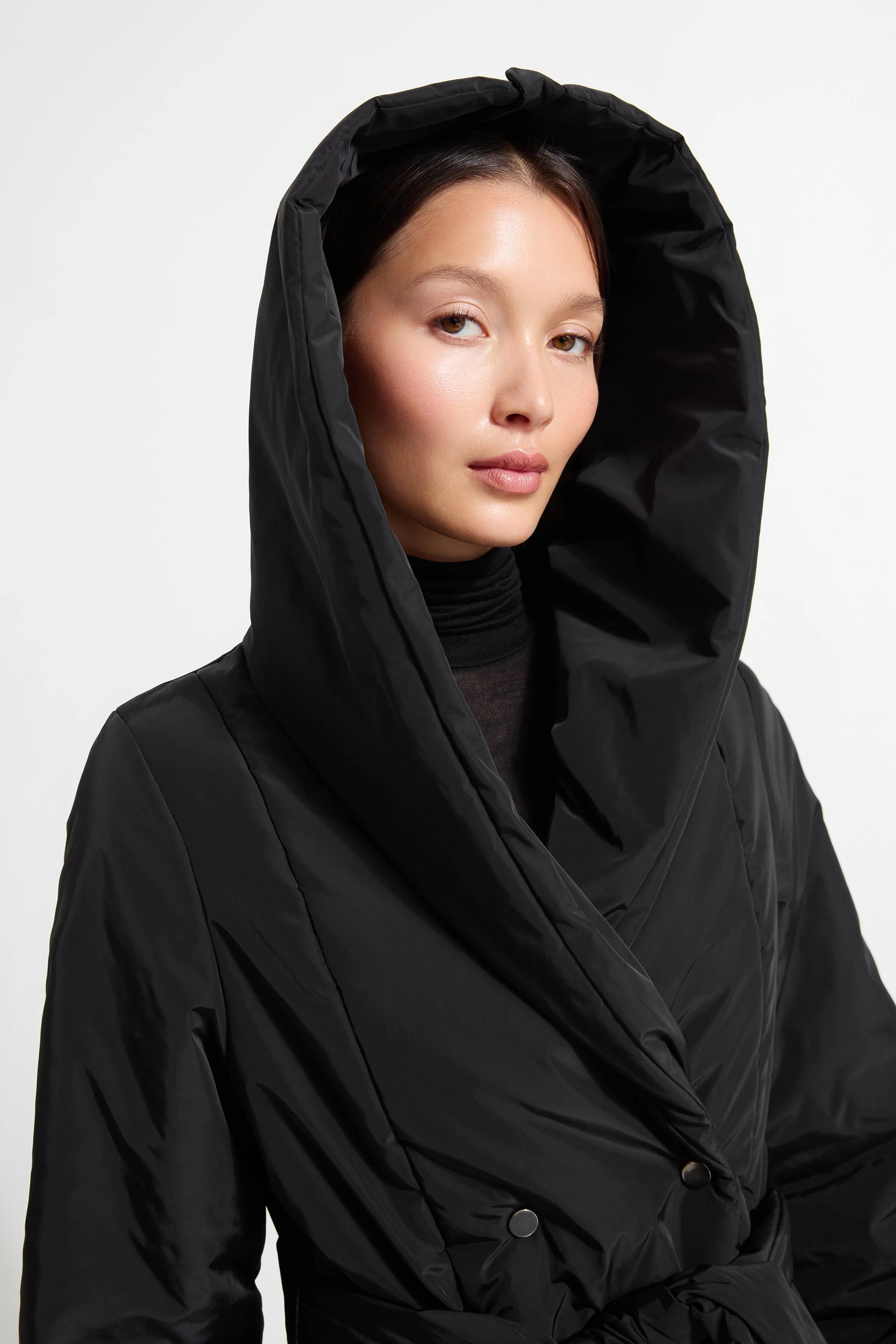 Jess Hooded Puffer | Black - Image 10
