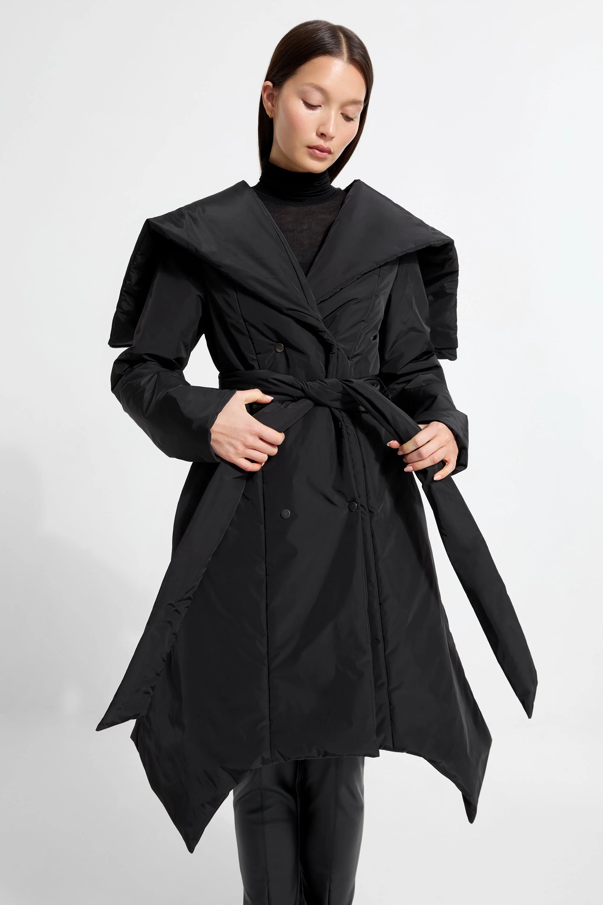 Jess Hooded Puffer | Black - Image 5