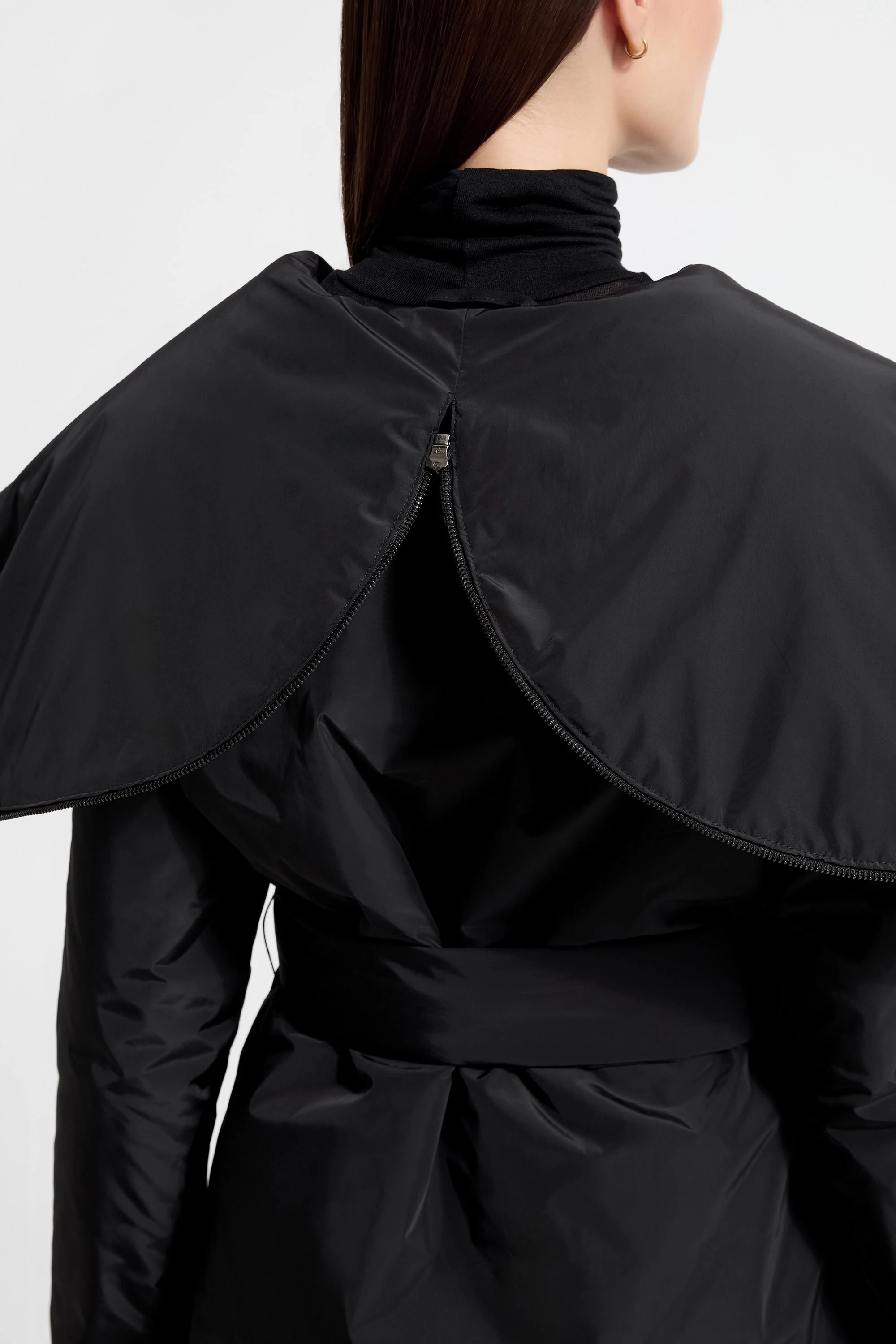 Jess Hooded Puffer | Black - Image 8