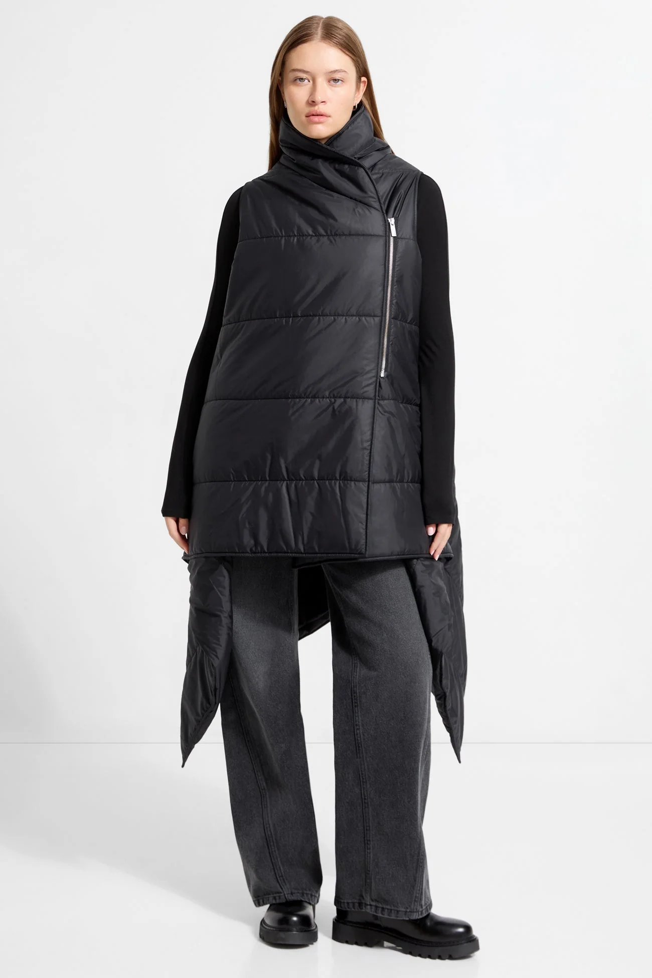 Kaja Puffer Vest | Black