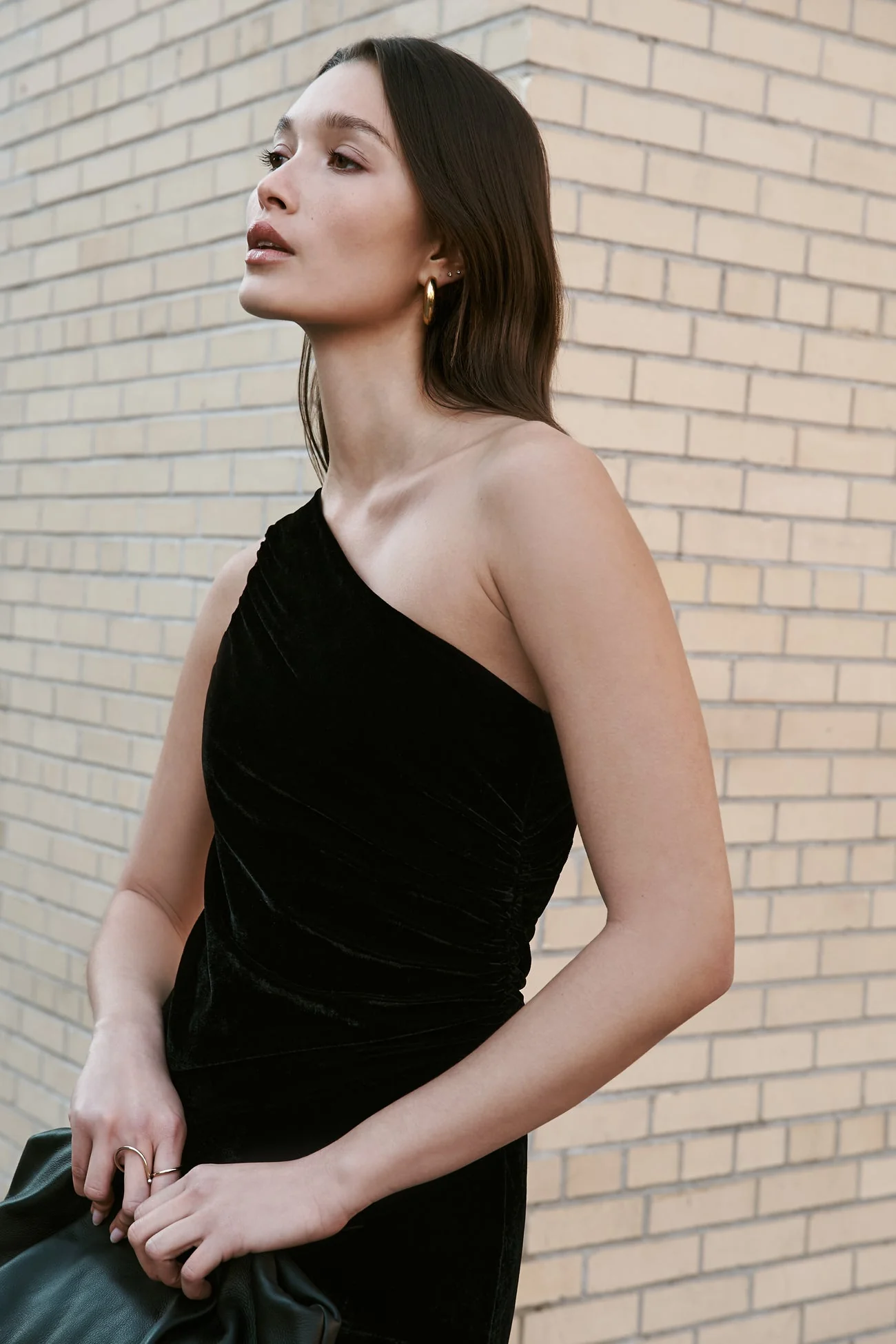 Kathleen Velvet Dress | Black Velvet - Image 6