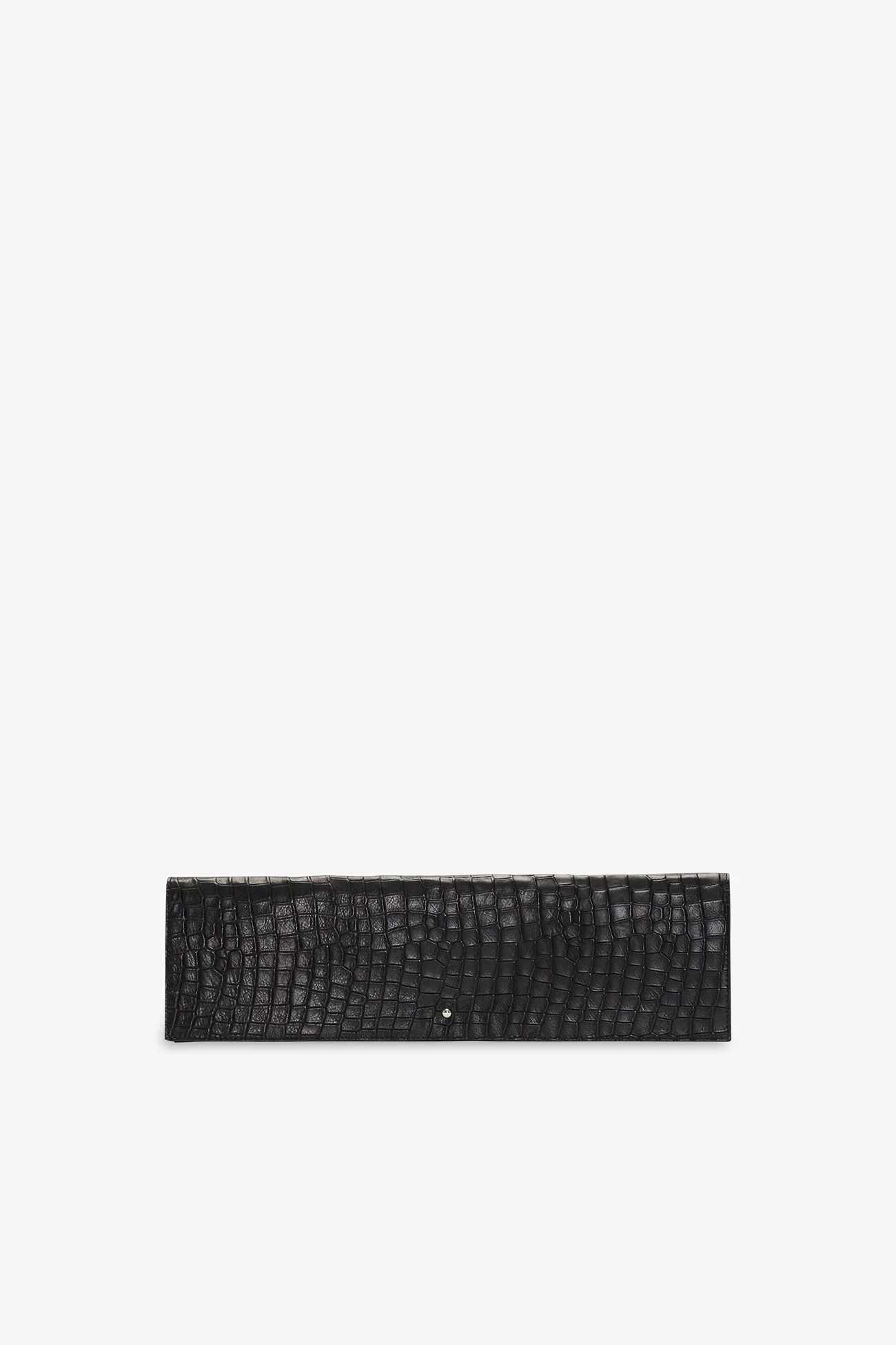 Kela Clutch | Black Croc Print - Image 3