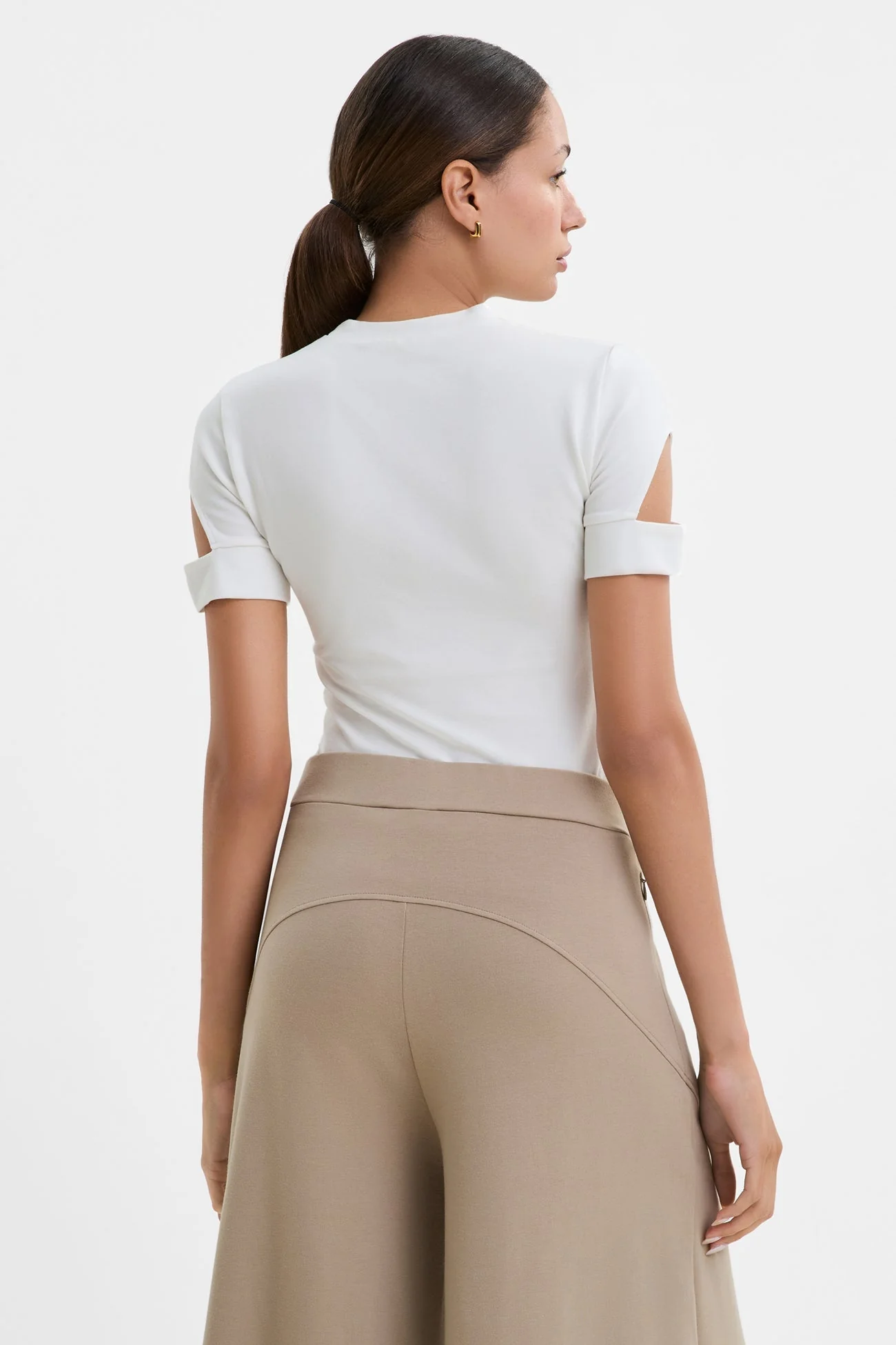 Kent Cutout Top | Off White - Image 3