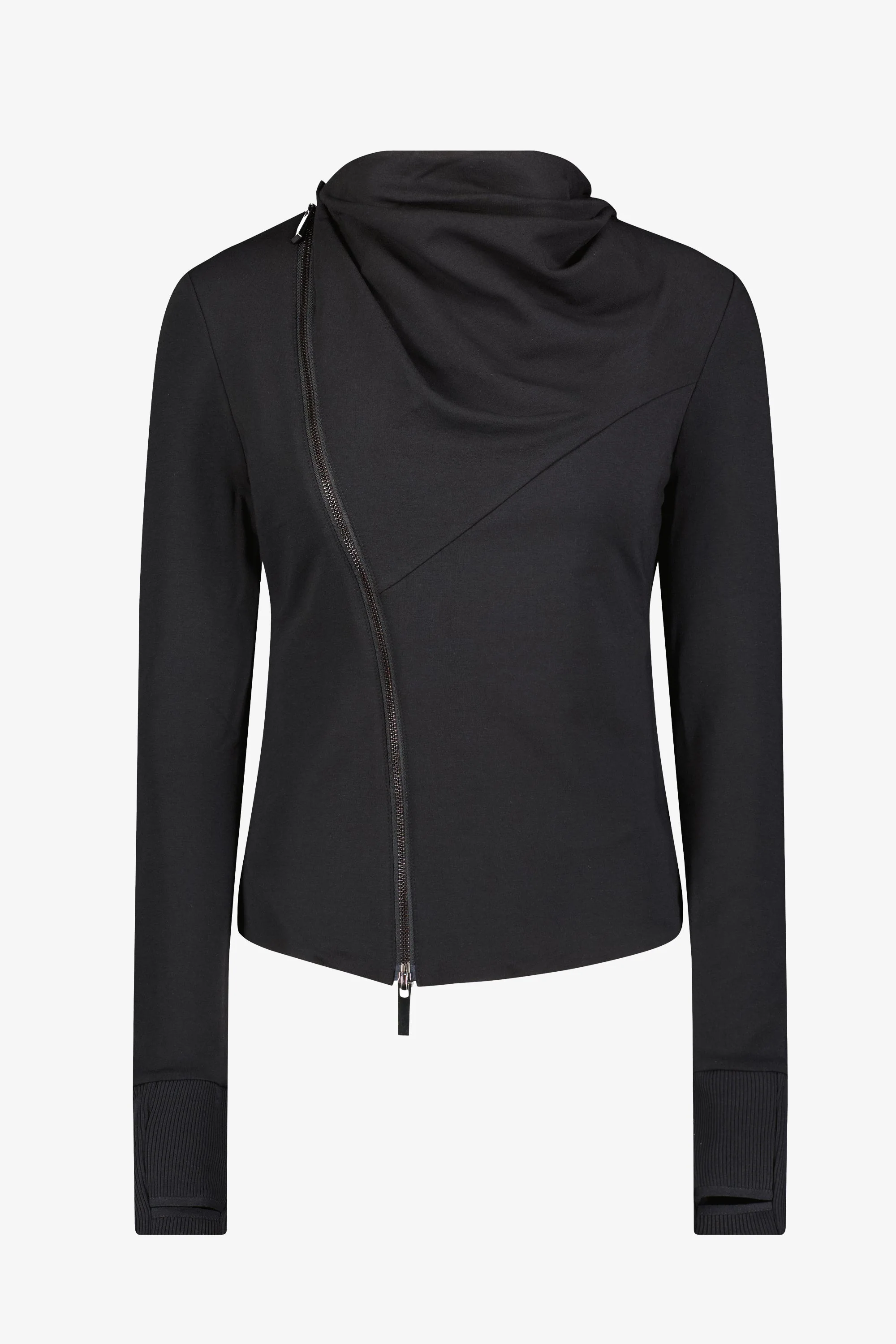 Linwood Sweatshirt Jacket | Black - Image 6