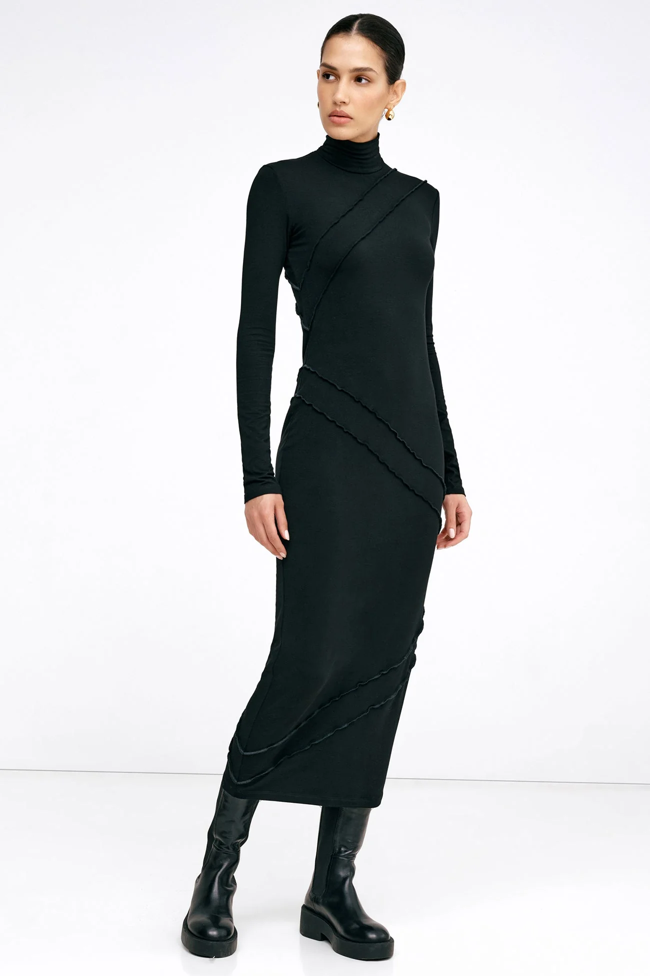Malcolm Dress | Black - Image 3