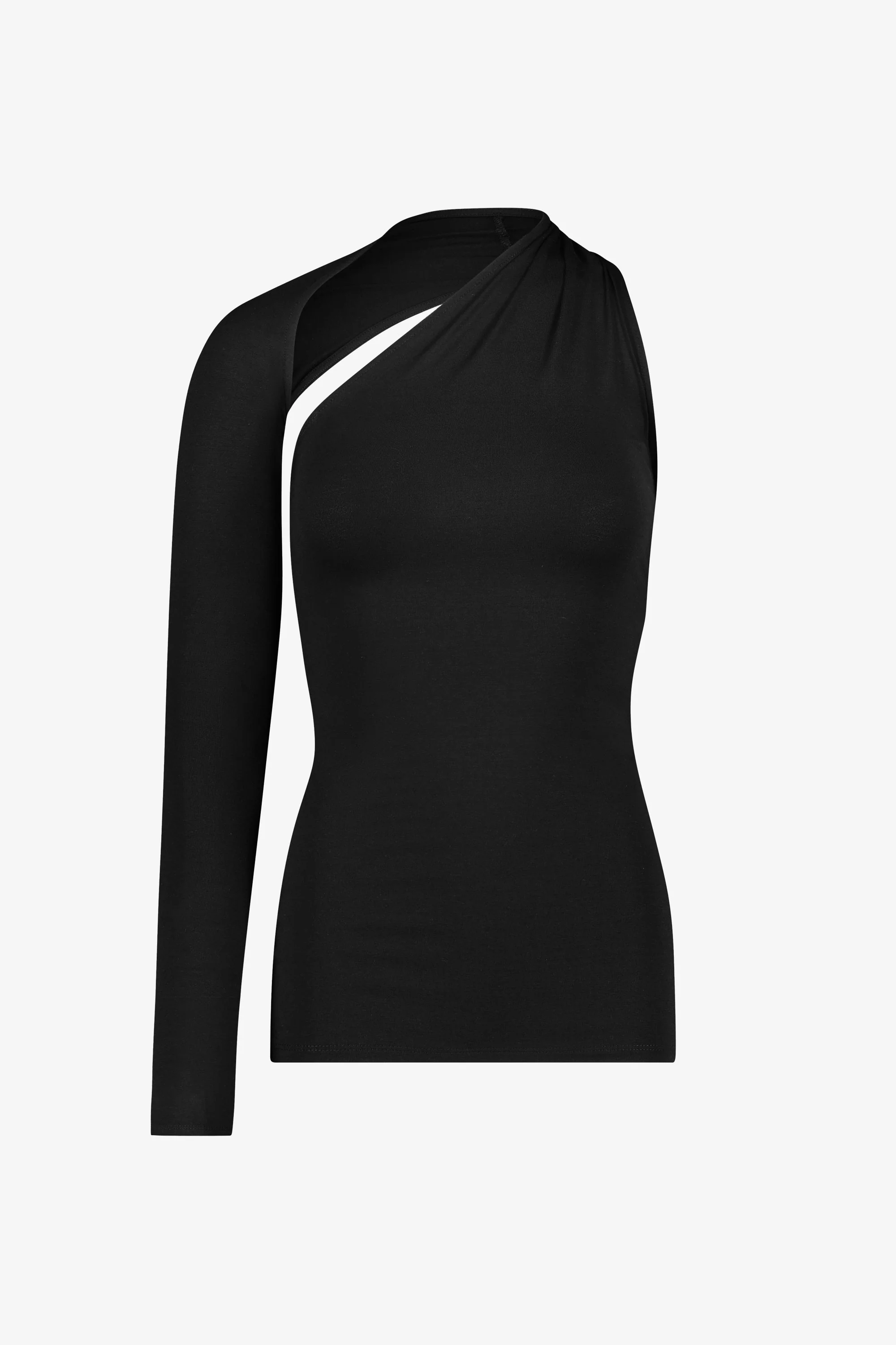 Manhattan One Shoulder Top | Black Ponte - Image 5